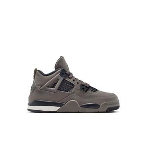 Jordan 4 Retro "Cave Stone and Black" Preschool Kids' Shoe