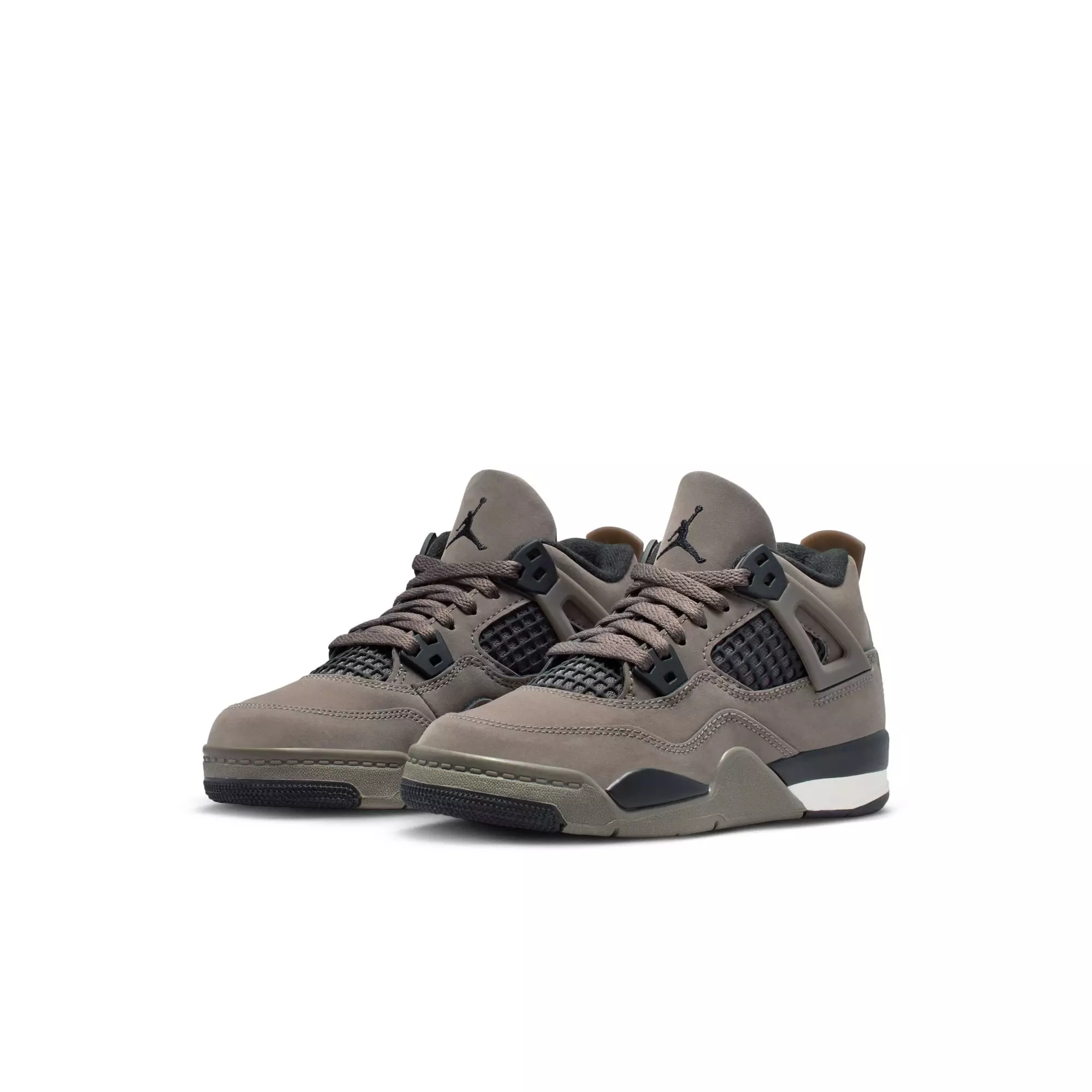 Jordan 4 Retro "Cave Stone and Black" Preschool Kids' Shoe
