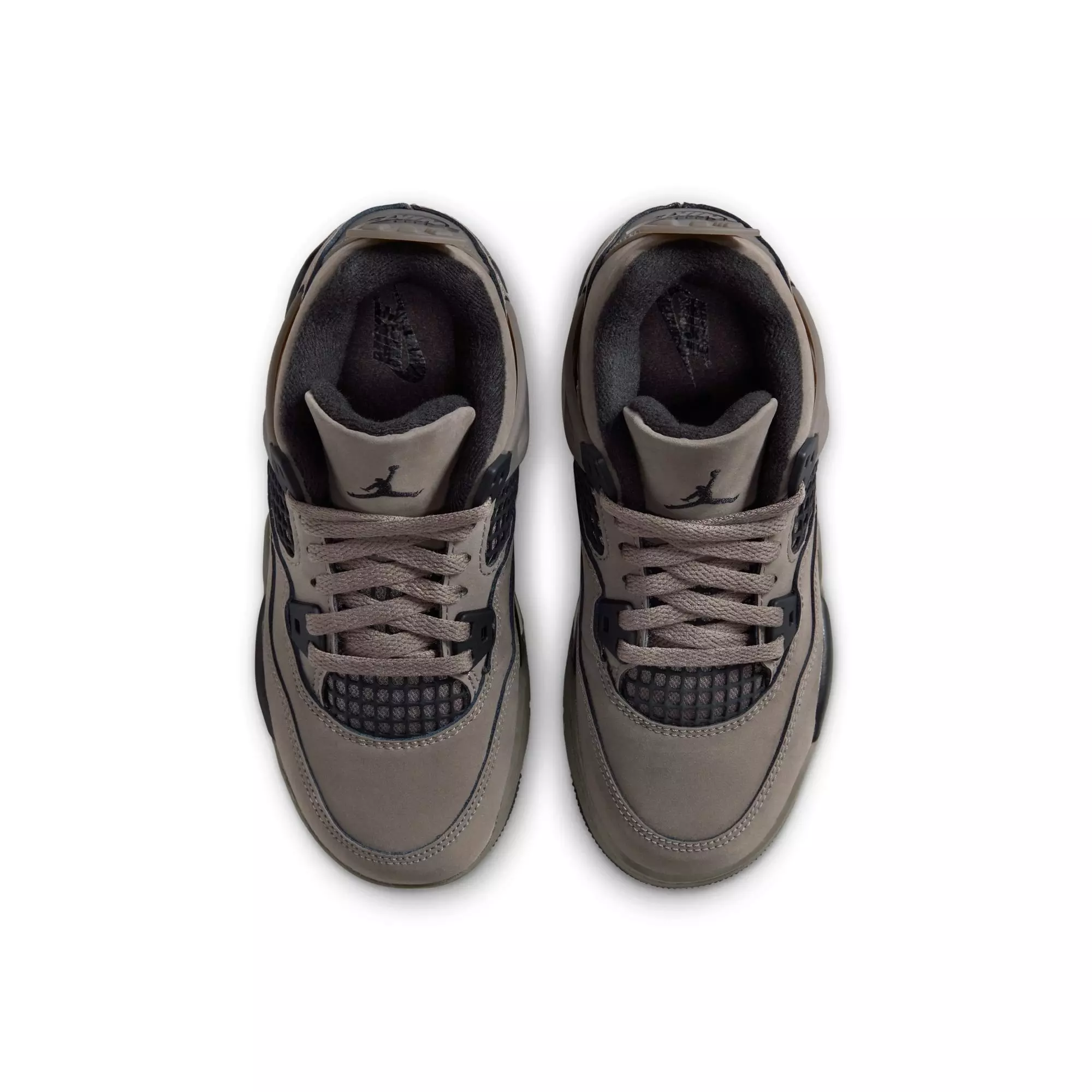 Jordan 4 Retro "Cave Stone and Black" Preschool Kids' Shoe - CAVE STONE/BLACK