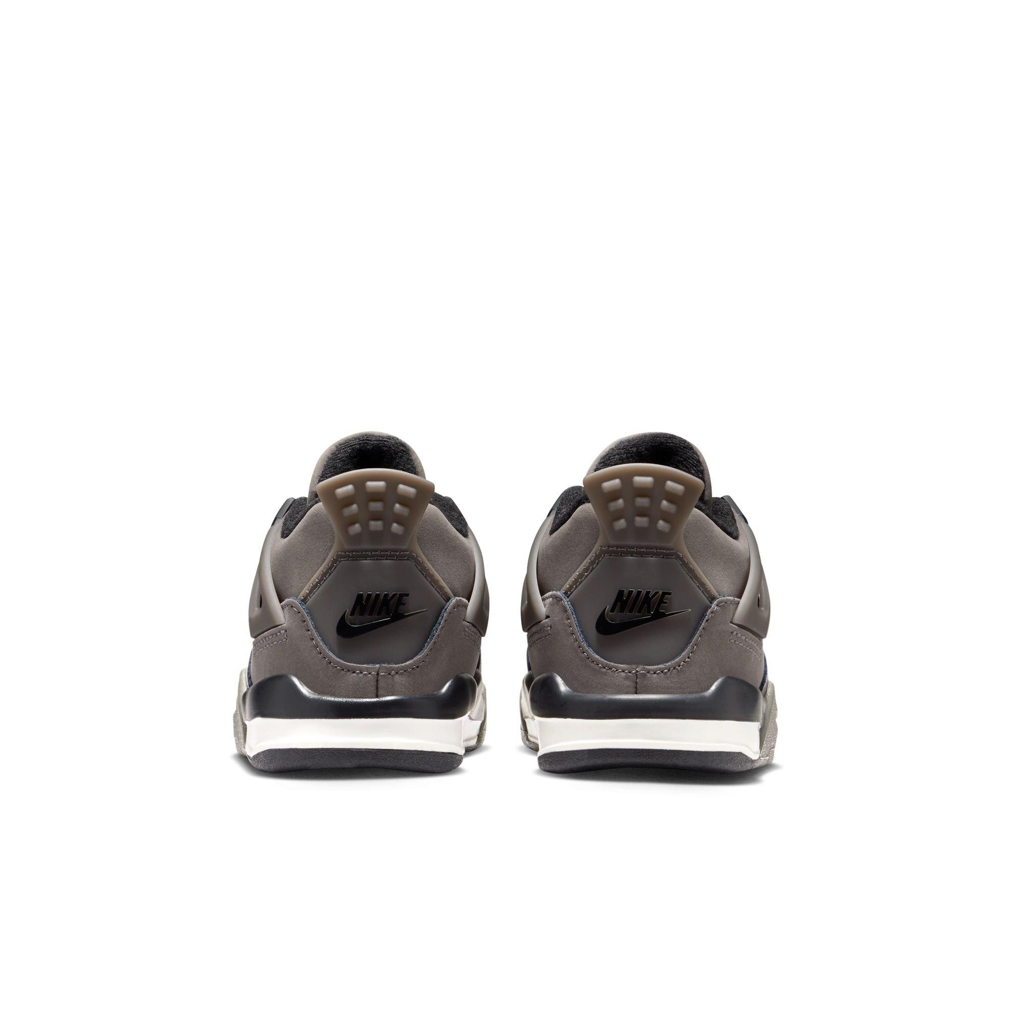Jordan 4 Retro Toddler Kids' "Cave Stone and Black" Shoe