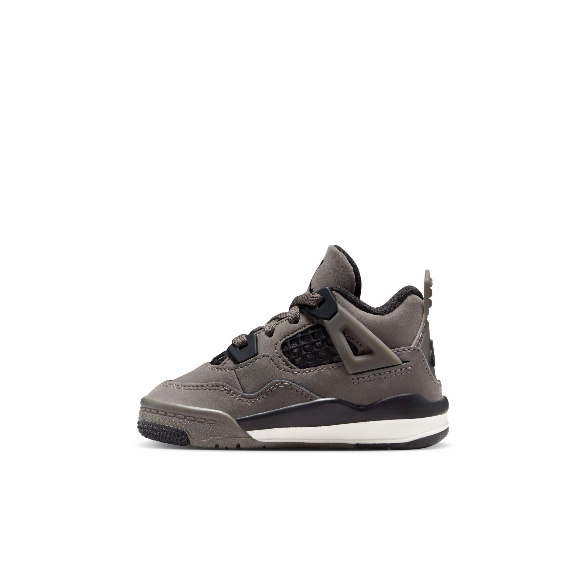 Jordan 4 Retro Toddler Kids' "Cave Stone and Black" Shoe