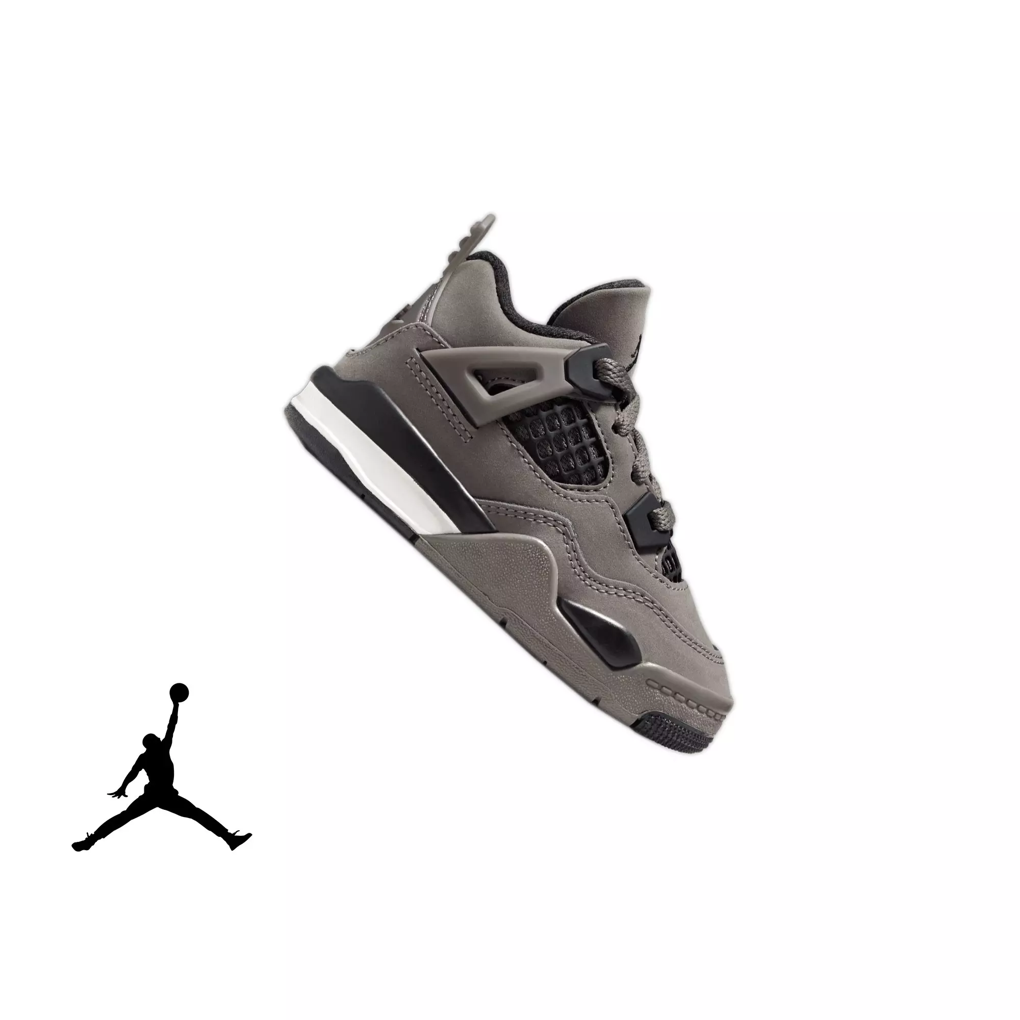 Jordan 4 Retro "Cave Stone and Black" Toddler Kids' Shoe - CAVE STONE/BLACK