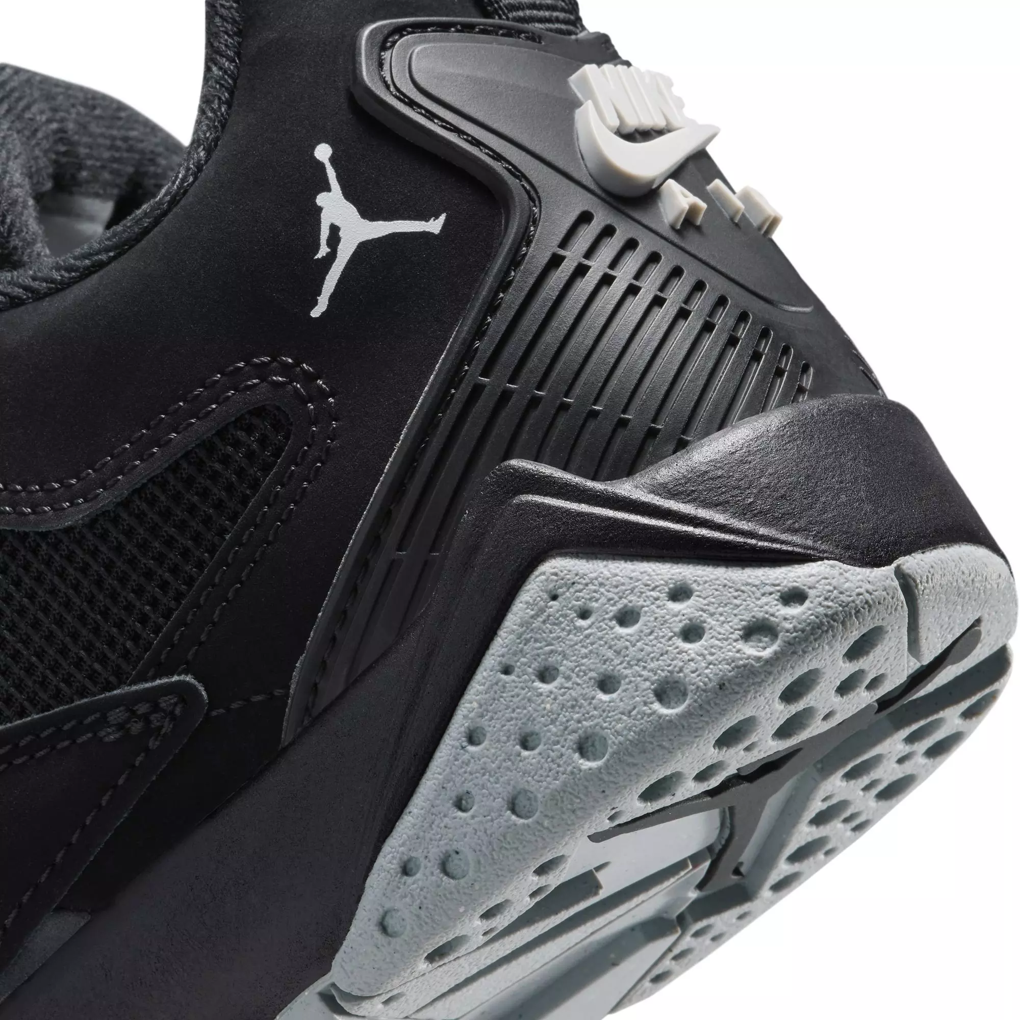 Jordan MVP 92 "Black/Wolf Grey/Anthracite" Grade School Boys' Shoe - BLACK