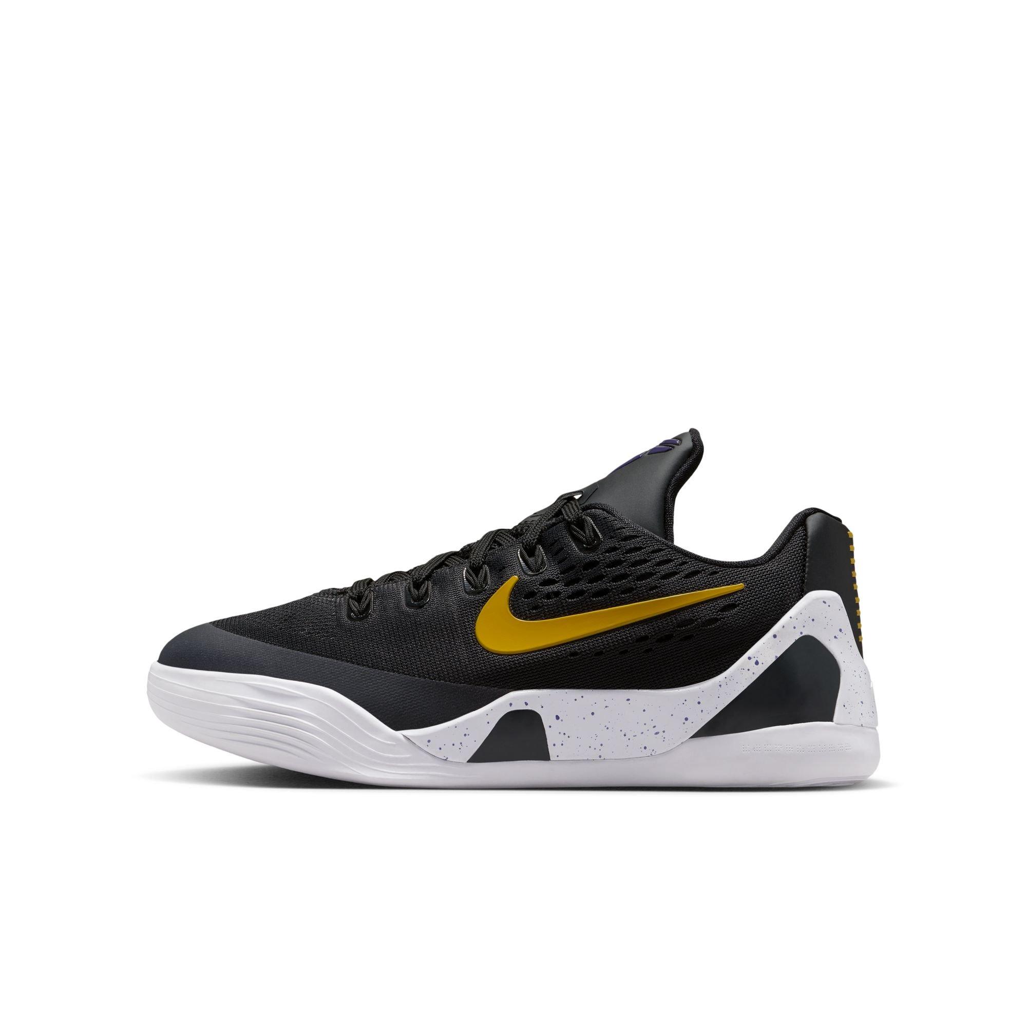 Nike Kobe IX "Black/Gold" Kids' Grade School Basketball Shoe