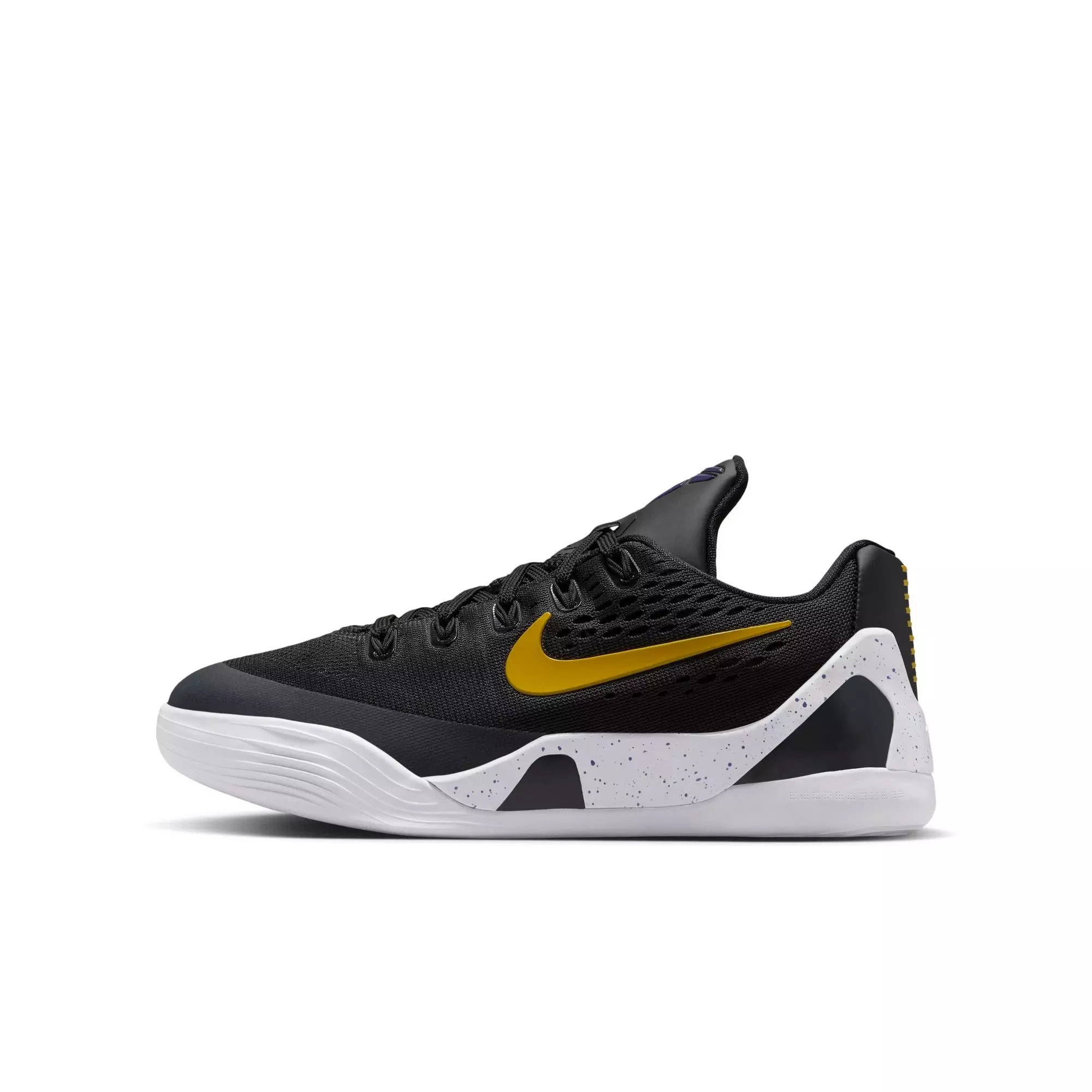 Nike Kobe IX "Black/Gold" Grade School Kids' Basketball Shoe - BLACK/UNIVERSITY GOLD/WHITE