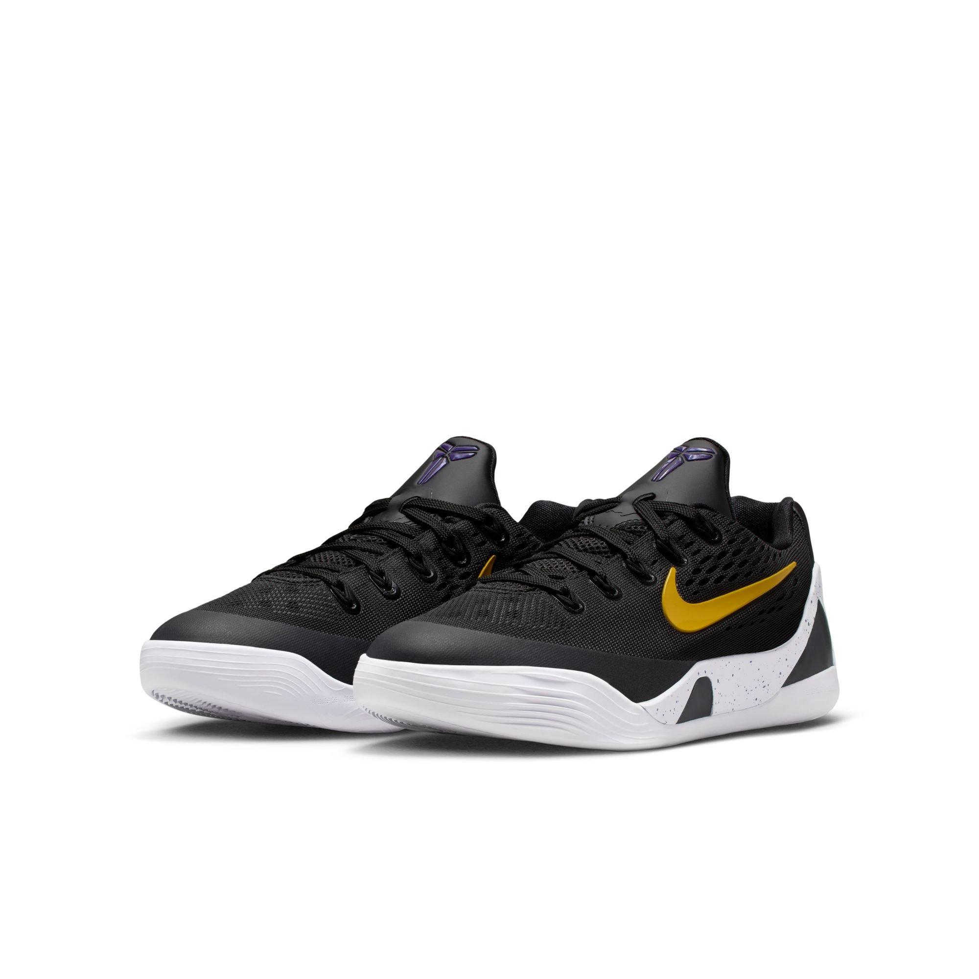 Nike Kobe IX "Black/Gold" Kids' Grade School Basketball Shoe