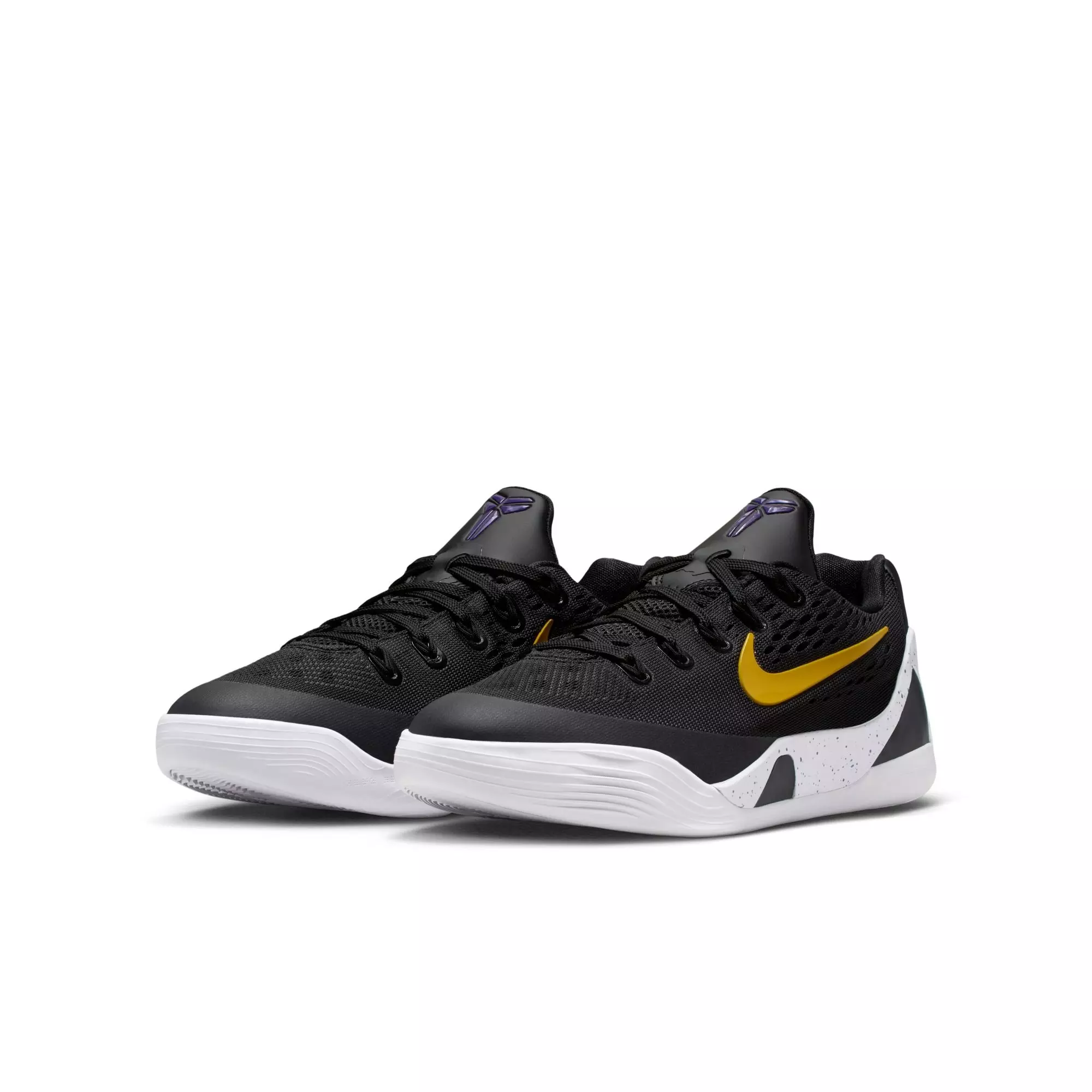 Nike Kobe IX "Black/Gold" Grade School Kids' Basketball Shoe - BLACK/UNIVERSITY GOLD/WHITE