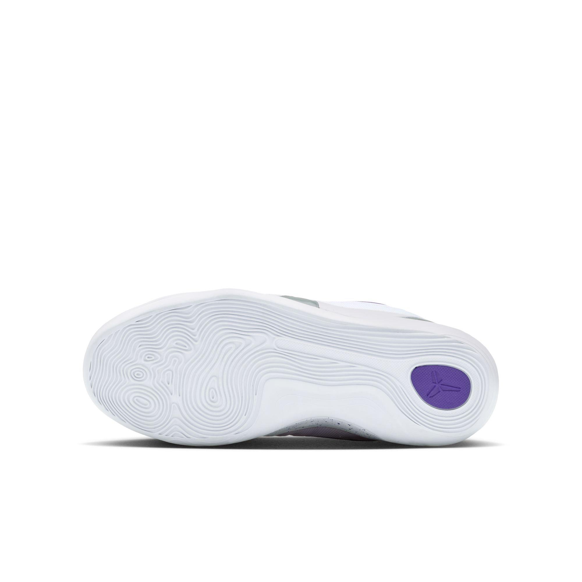 White Kobe Forever Away GS Basketball Shoes | Hibbett