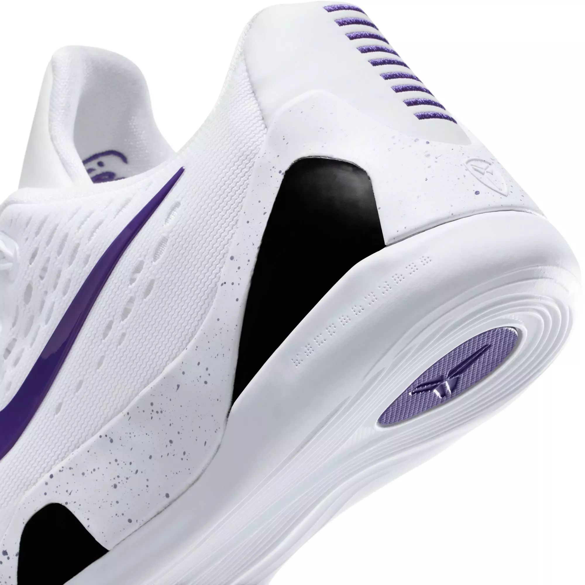 Nike Kobe IX "Court Purple" Grade School Kids' Basketball Shoe - WHITE/COURT PURPLE