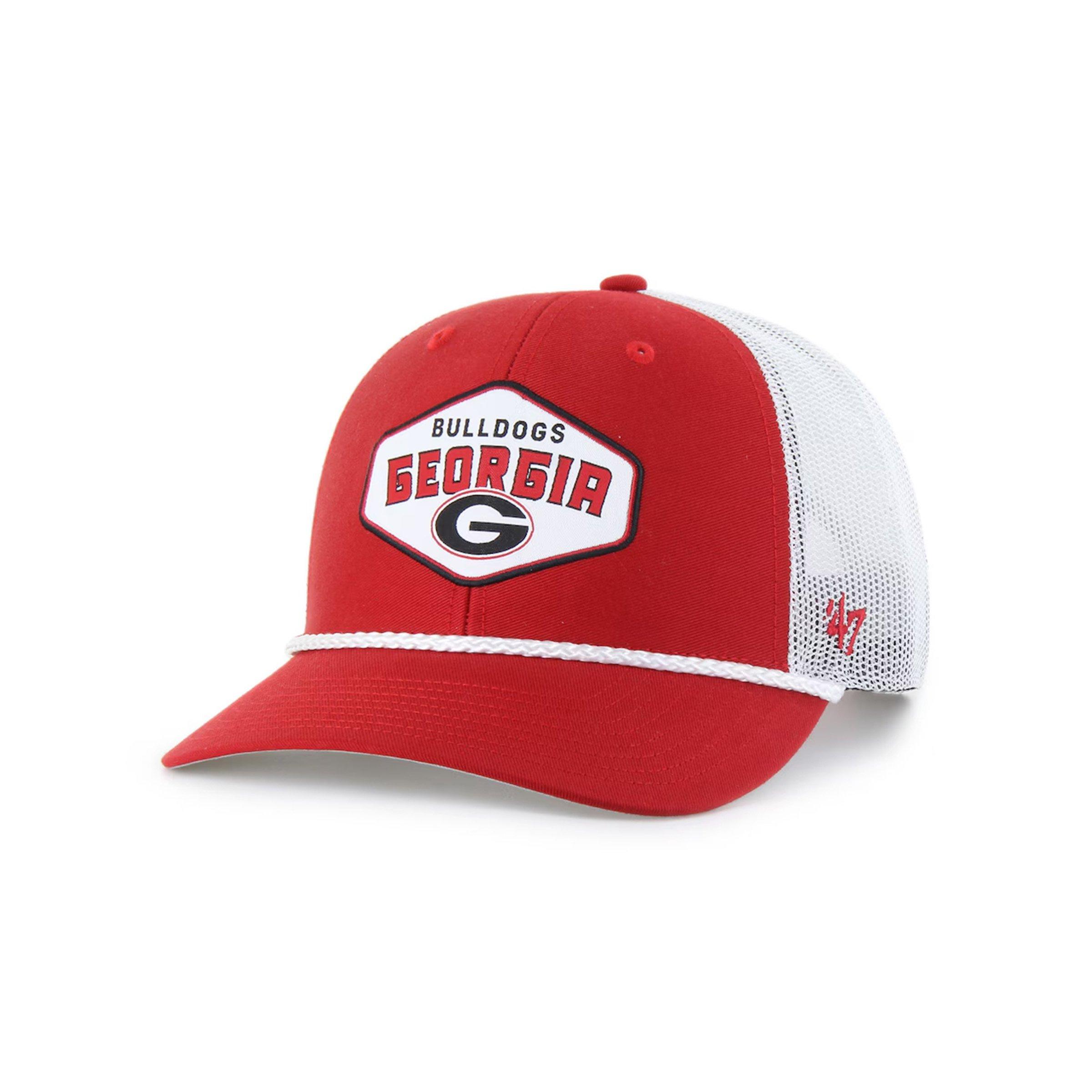 47 Georgia Bulldogs Ace Out Trucker Snapback Hat - Red - RED