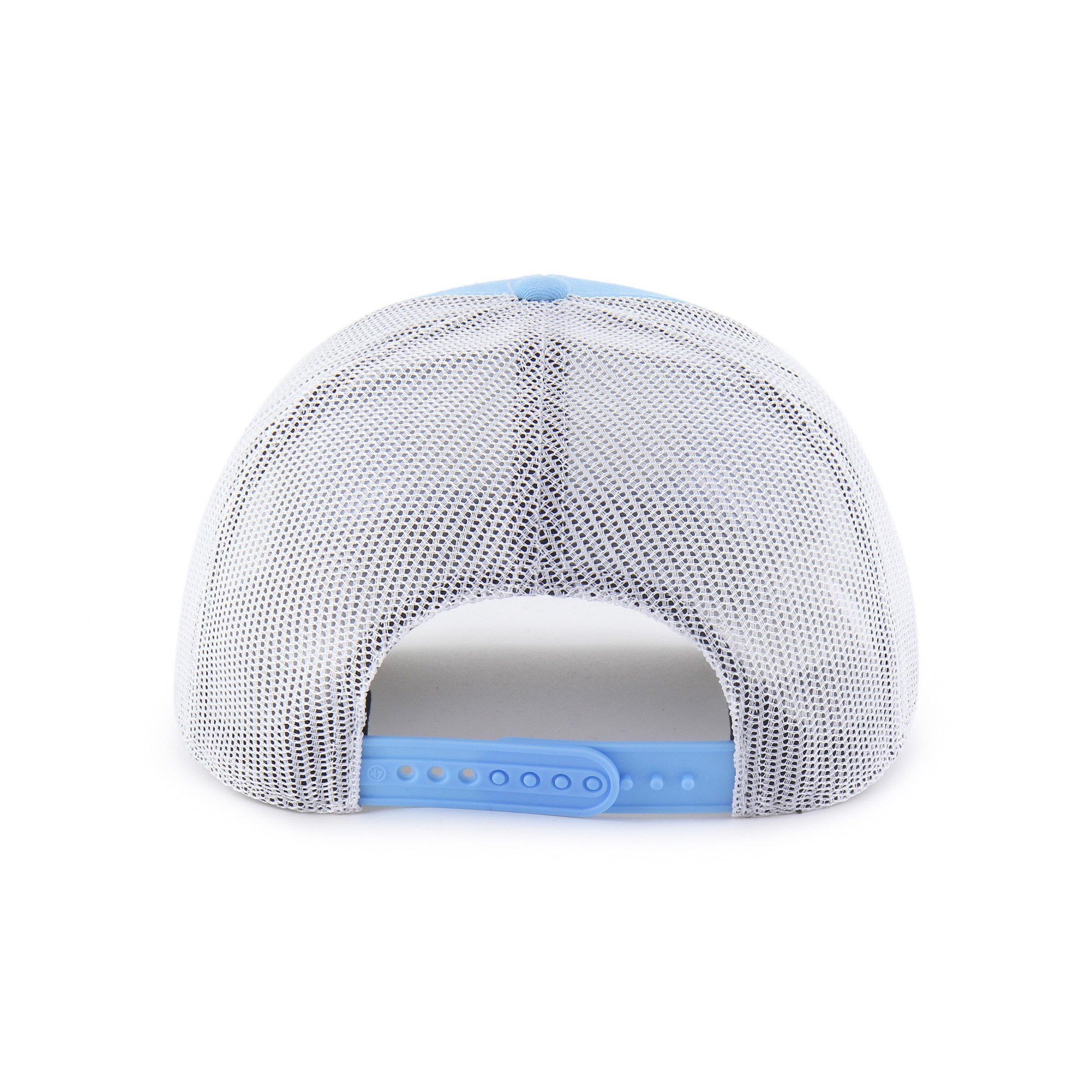 47 UNC Tar Heels Ace Out Light Blue Trucker Snapback Hat