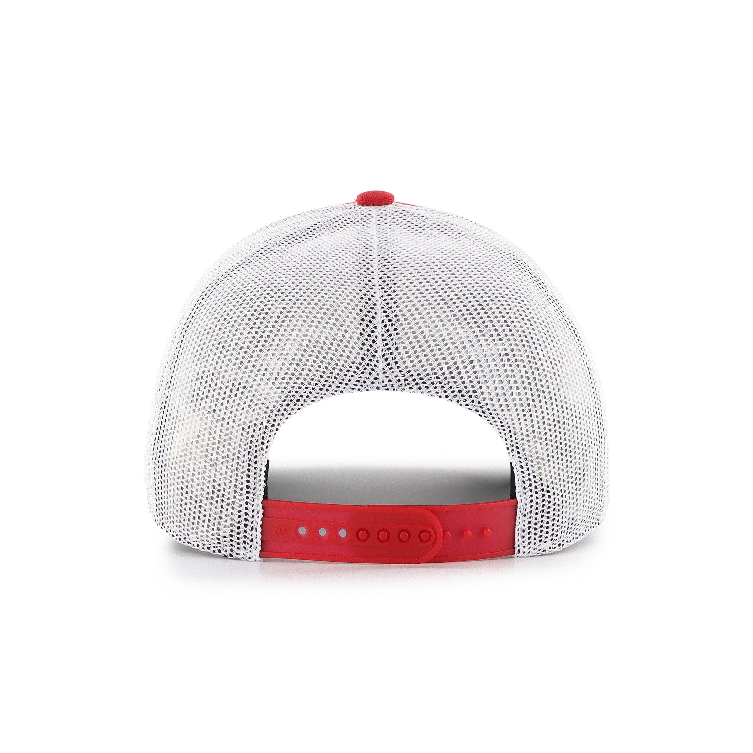 '47 Ohio State Buckeyes Ace Out Red Trucker Snapback Hat