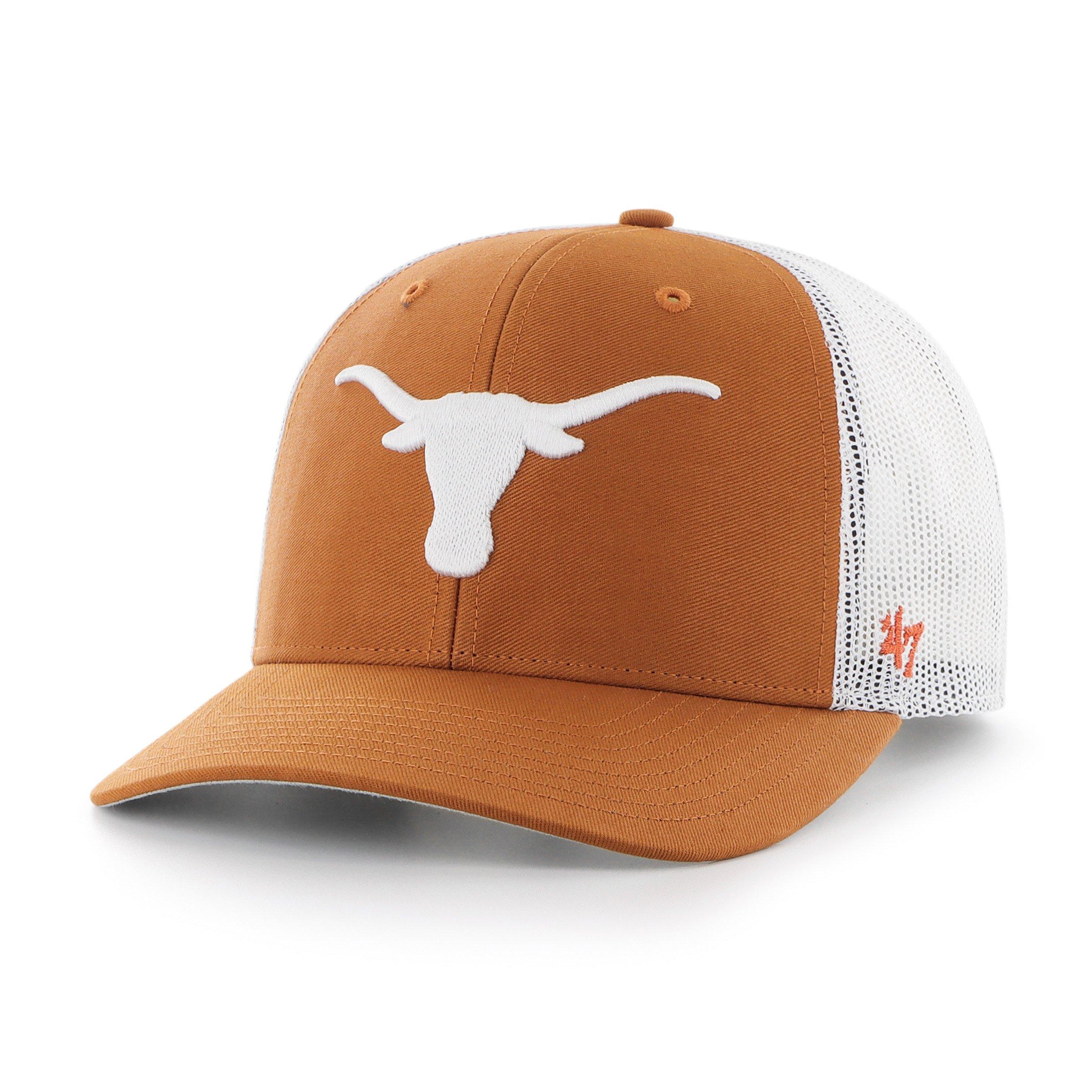 47 Texas Longhorns Ace Out Trucker Burnt Orange Snapback Hat