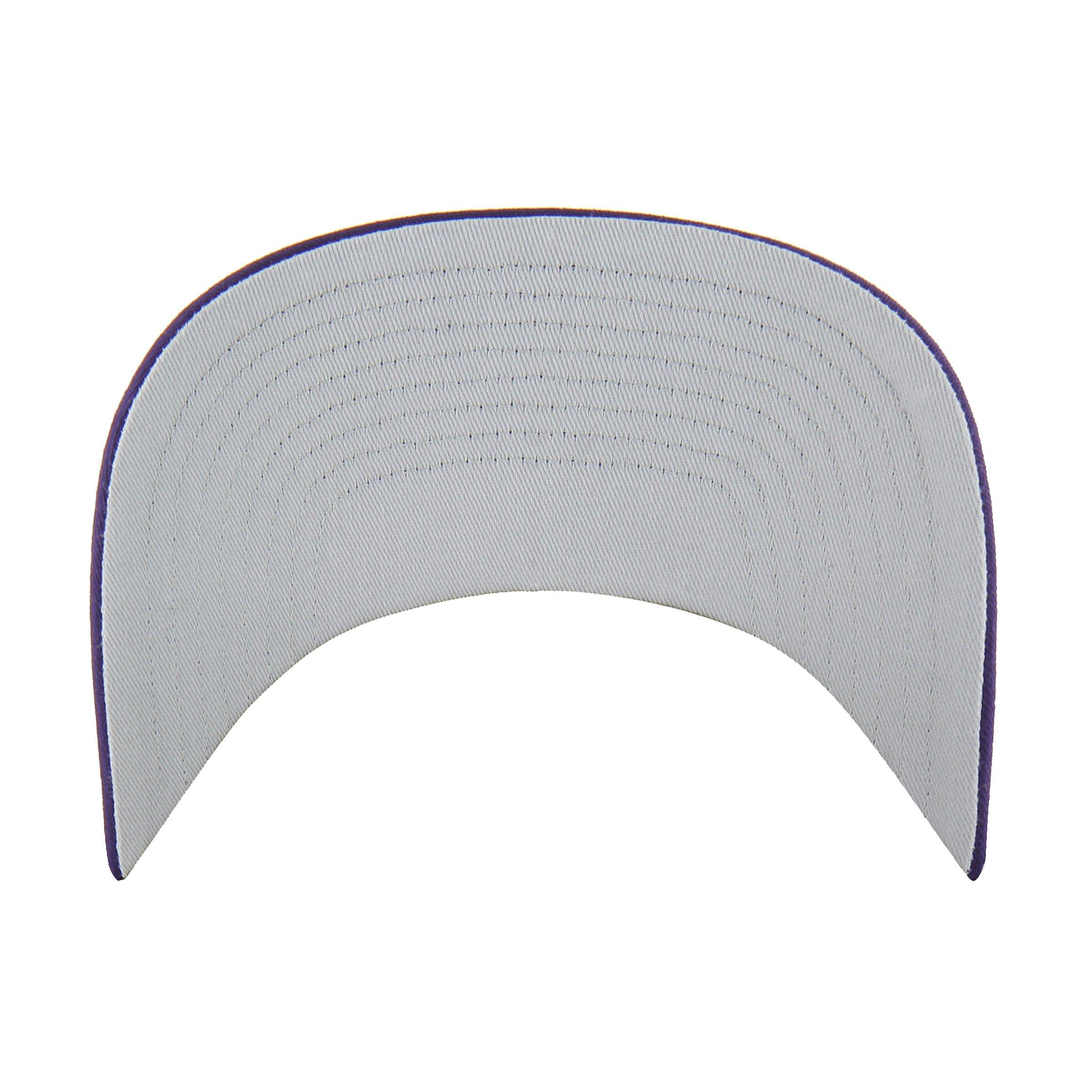 47 LSU Tigers Ace Out Trucker Snapback Hat - Purple - PURPLE Thumbnail View 3