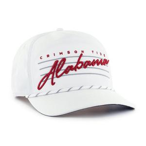 '47 Alabama Crimson Tide Fairway Hitch Snapback Hat-White