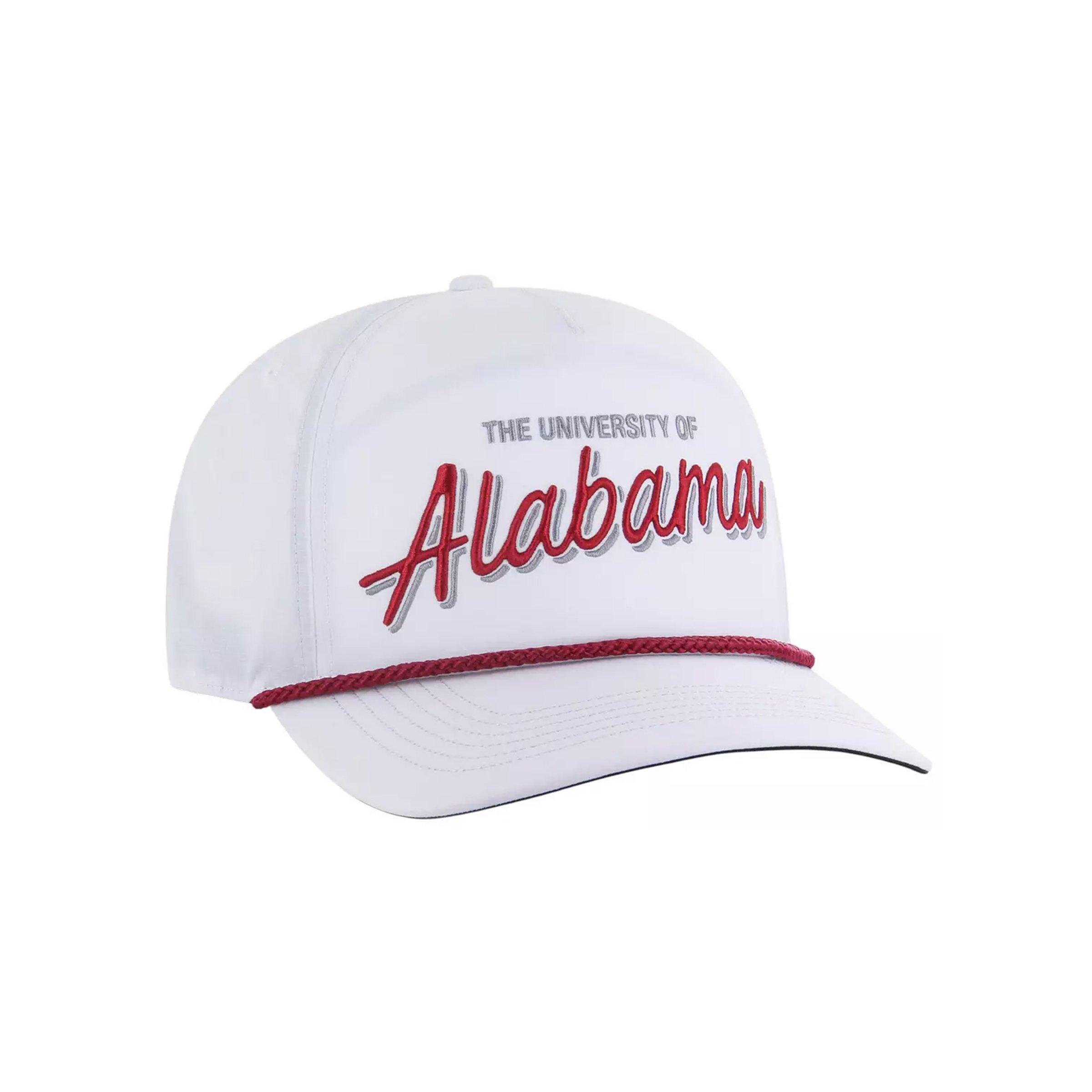 '47 Alabama Crimson Tide Fairway Hitch White Snapback Hat