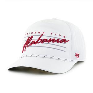 '47 Alabama Crimson Tide Fairway Hitch Snapback Hat-White