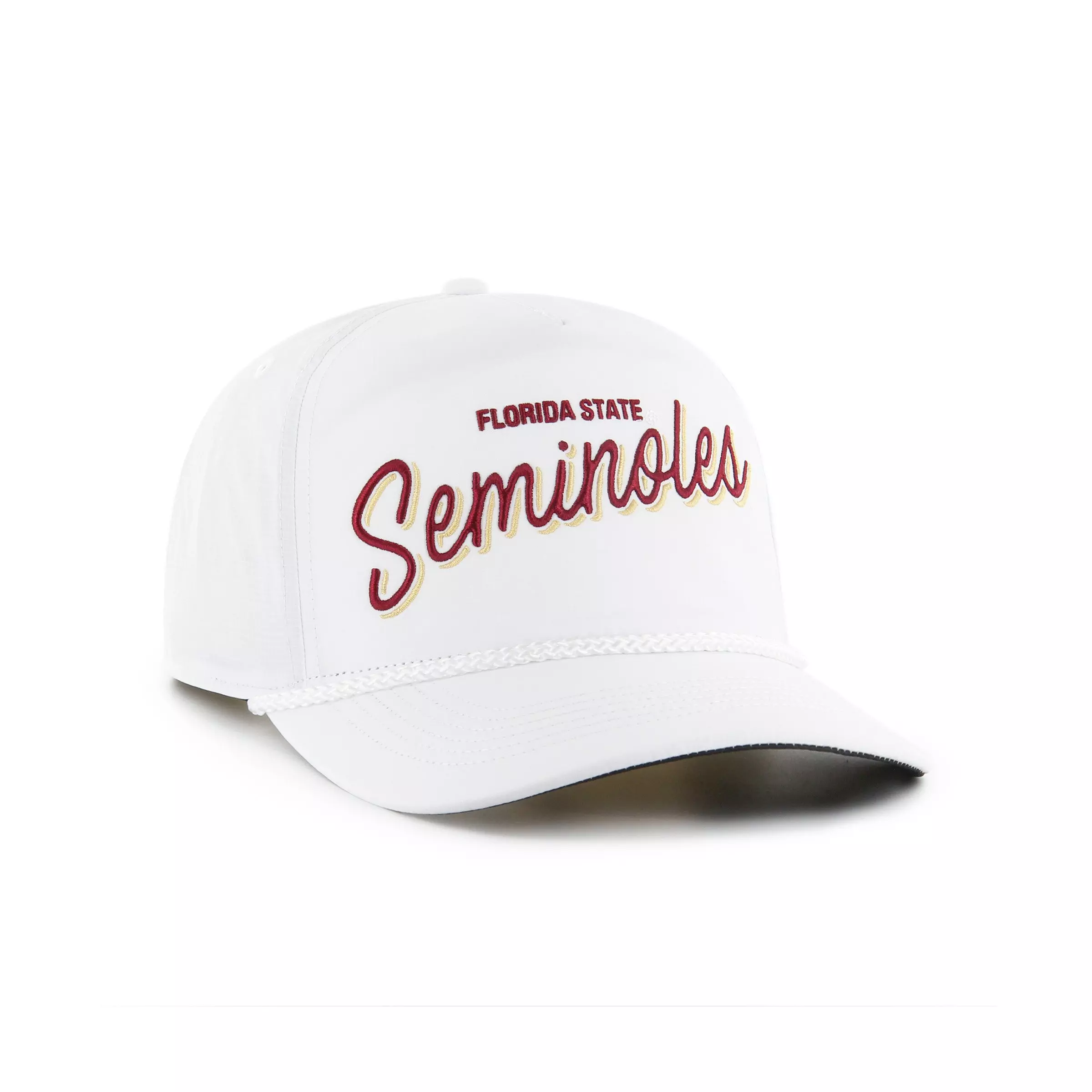 47 Florida State Seminoles Fairway Hitch Snapback Hat - White - WHITE