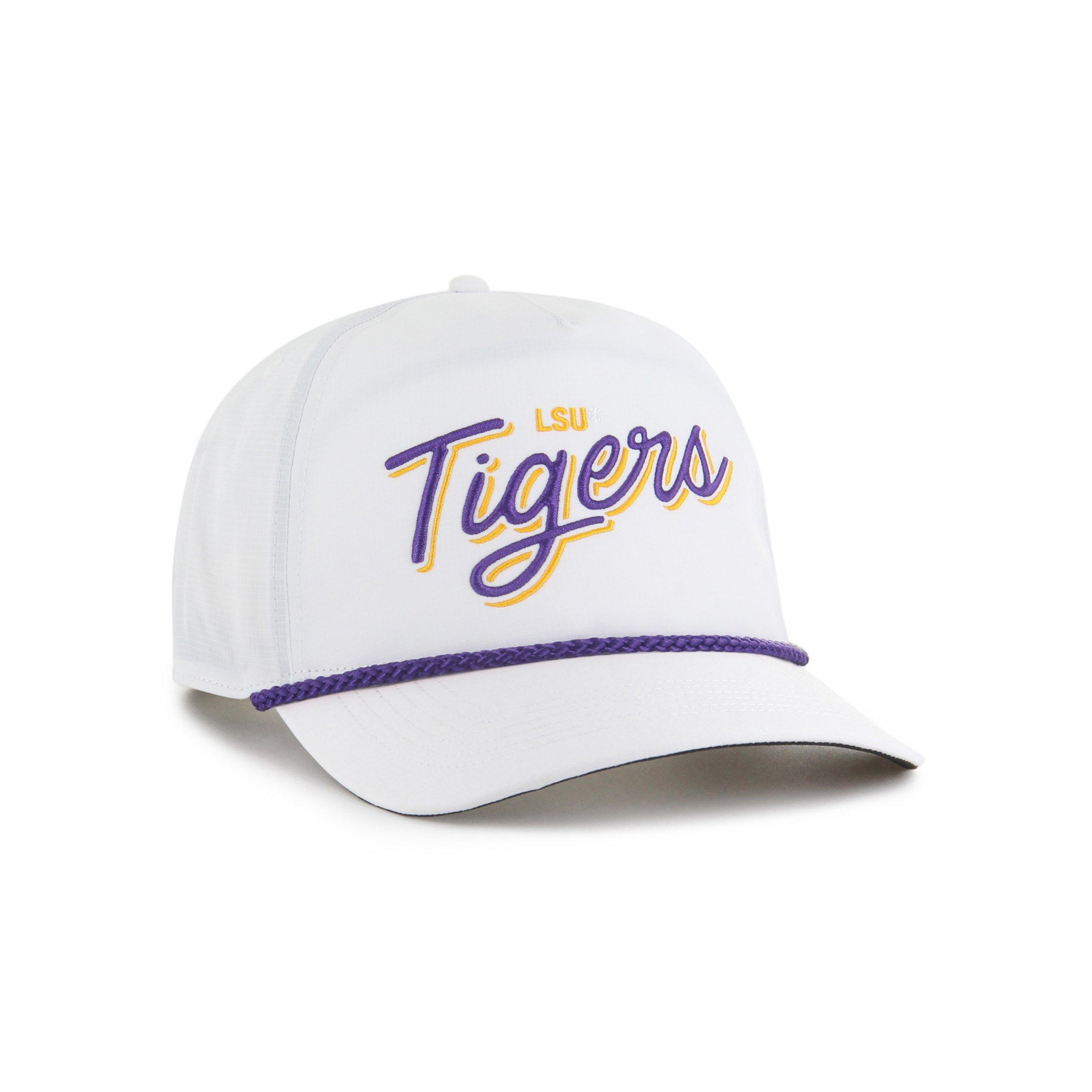 '47 LSU Tigers Fairway Hitch Snapback Hat-White