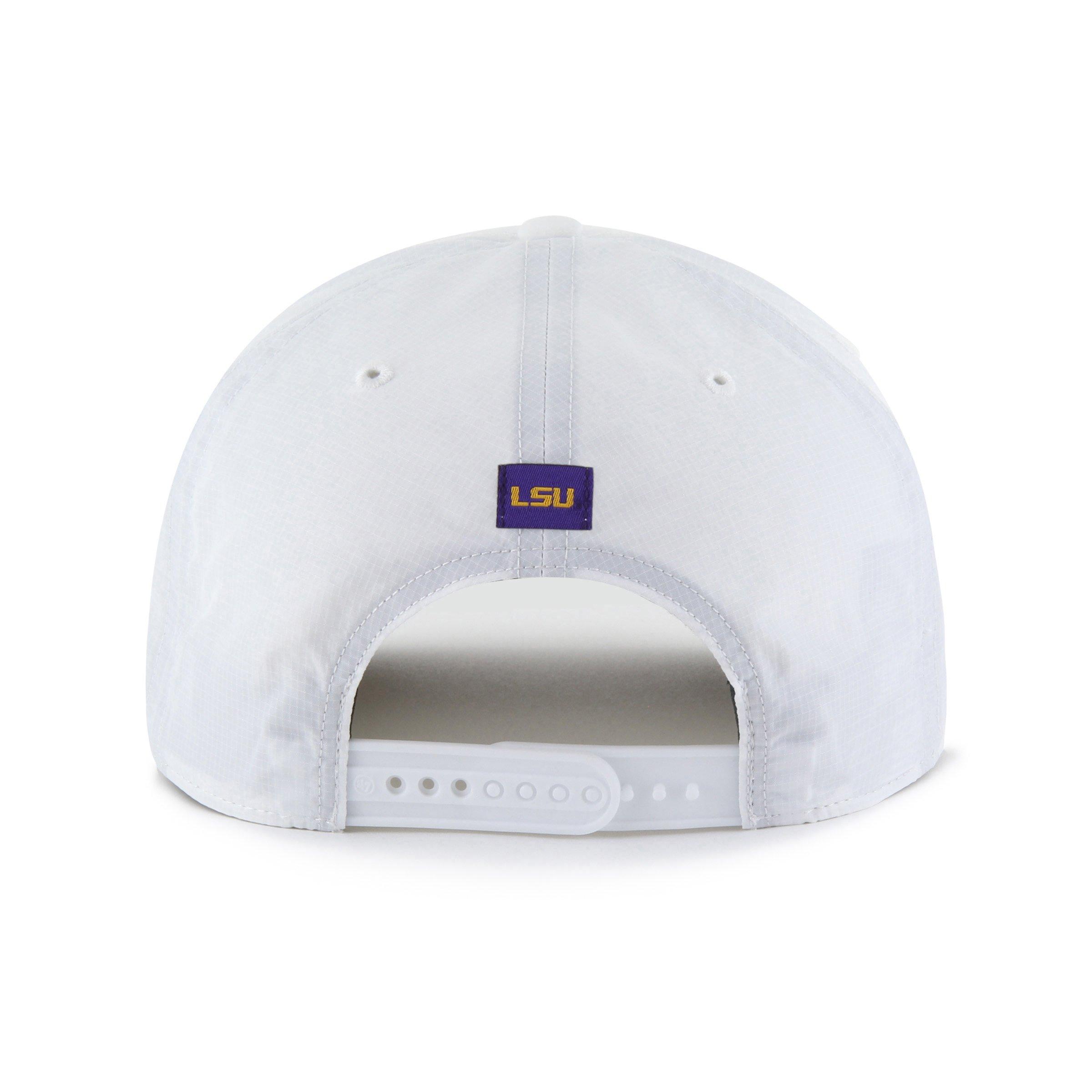 '47 LSU Tigers Fairway Hitch Snapback Hat-White