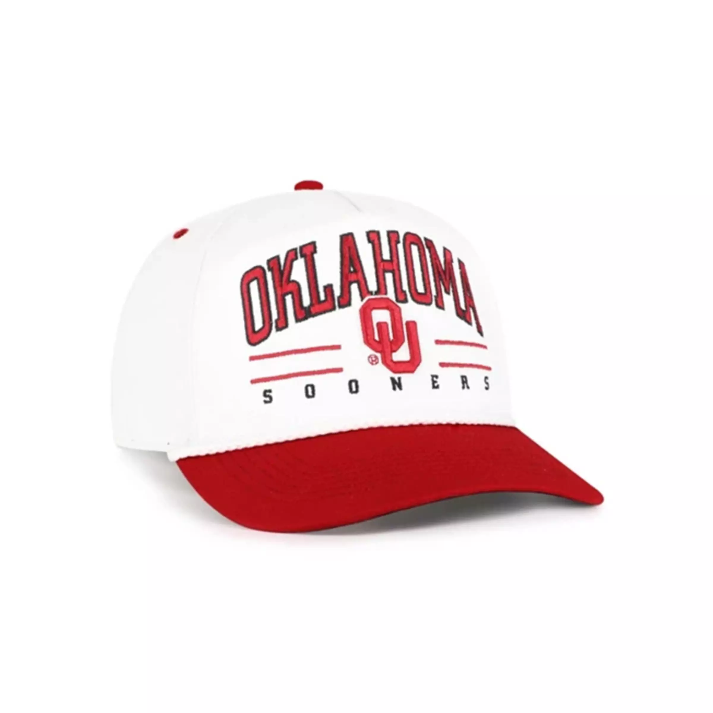 '47 Oklahoma Sooners Fairway Hitch Snapback Hat-White - WHITE