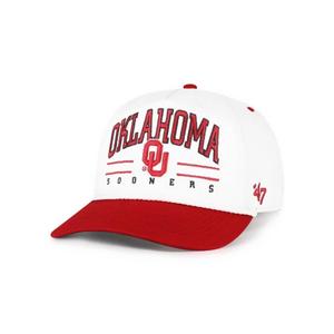 '47 Oklahoma Sooners Fairway Hitch Snapback Hat-White