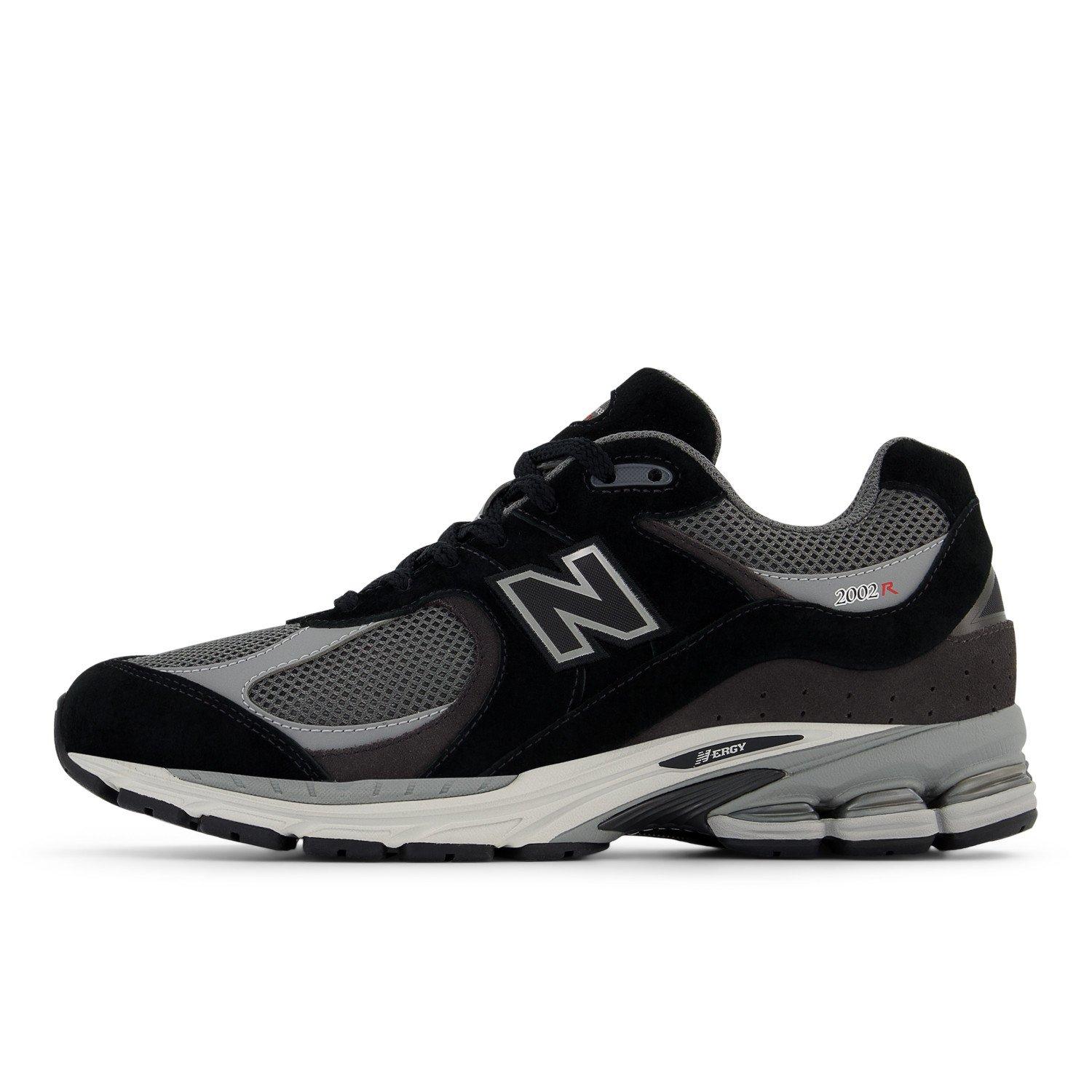 New Balance 2002R Black/Castle Rock Sneaker | Hibbett