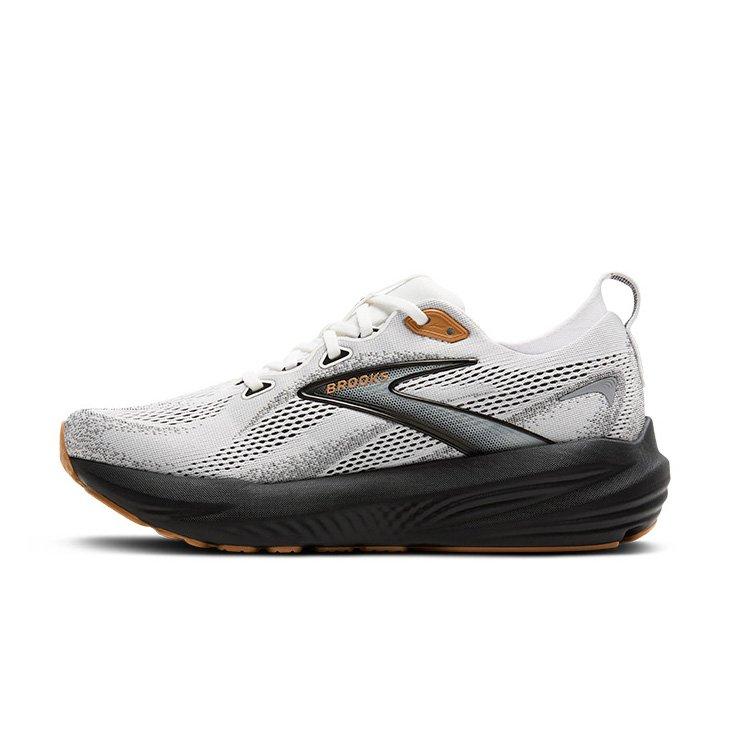 Brooks Glycerin 22 "White/Black/Gum" Men's Running Shoe - WHITE/BLACK Thumbnail View 2