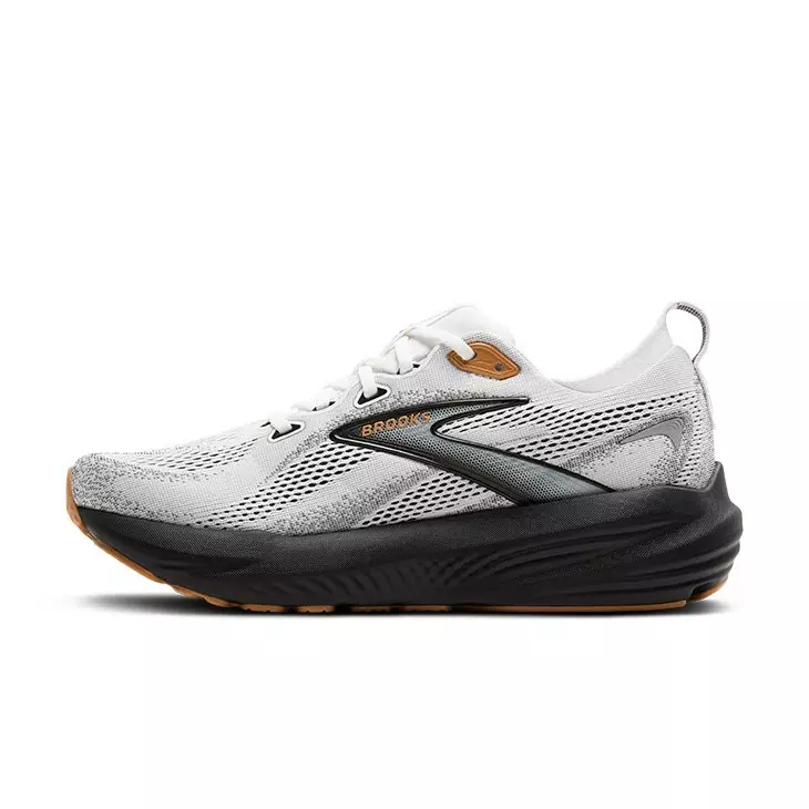 Brooks Glycerin 22 "White/Black/Gum" Men's Running Shoe - WHITE/BLACK