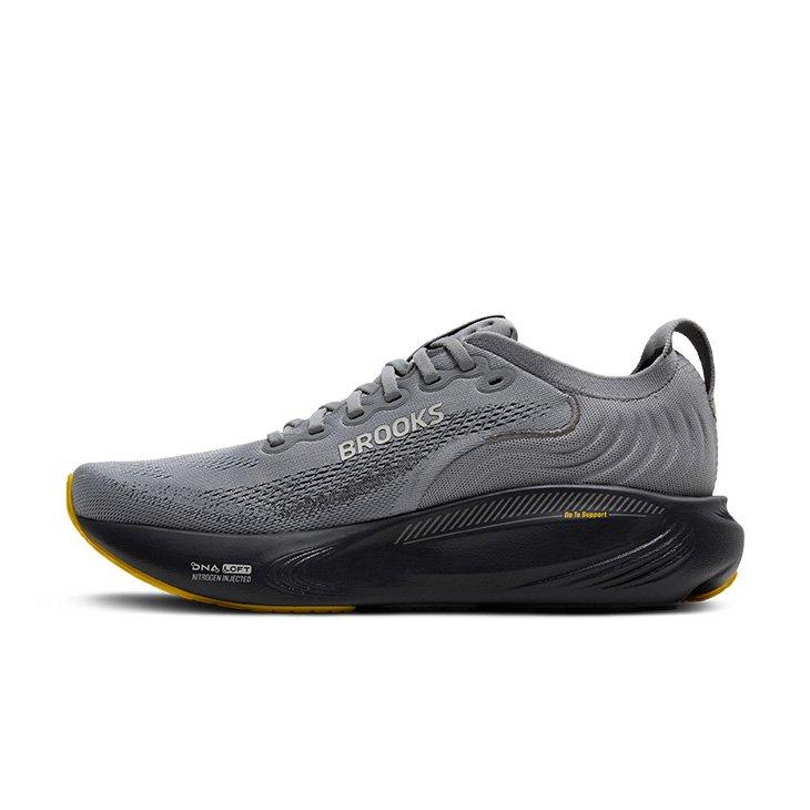 Brooks Adrenaline GTS 25 "Primer Grey" Men's Road Running Shoe - PRIMER GREY/EBONY/JASMIN Thumbnail View 2