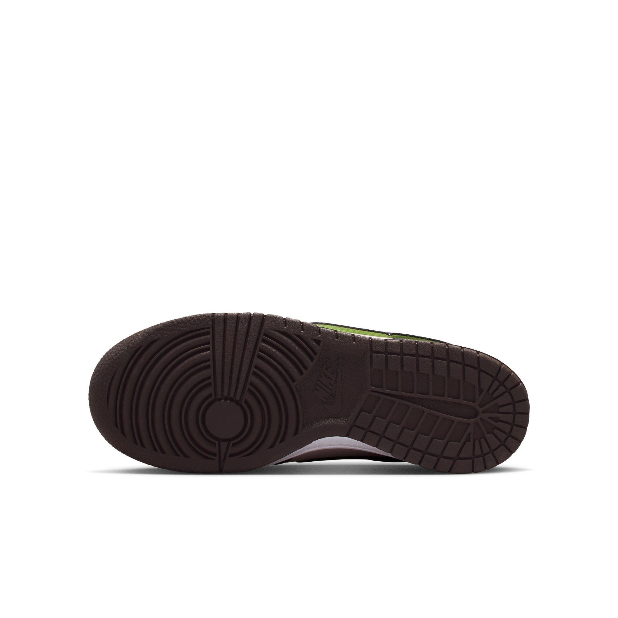 Nike Dunk Low SE Grade School Kids' "Particle Rose/Black/Velvet Brown/White" Shoe