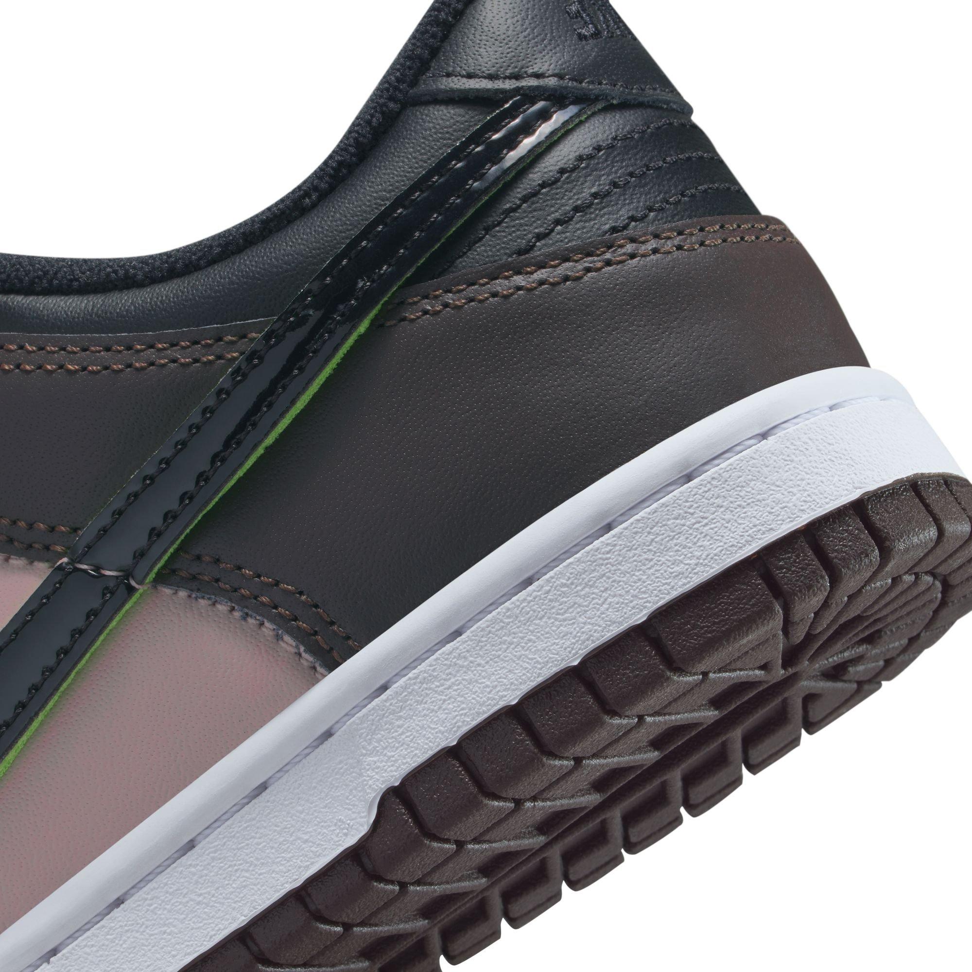 Nike Dunk Low SE Grade School Kids' "Particle Rose/Black/Velvet Brown/White" Shoe
