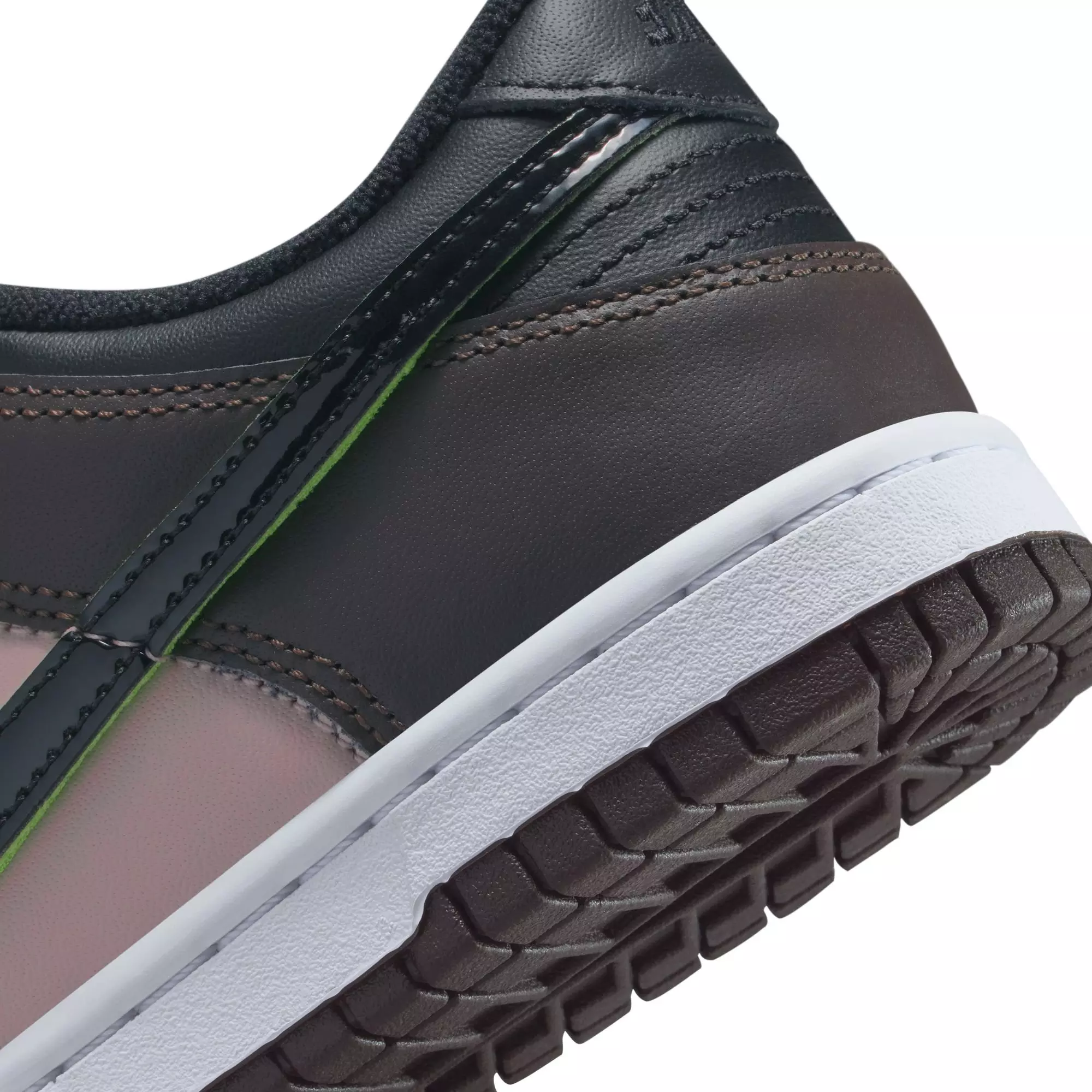 Nike Dunk Low SE "Particle Rose/Black/Velvet Brown/White" Grade School Kids' Shoe - PARTICLE ROSE