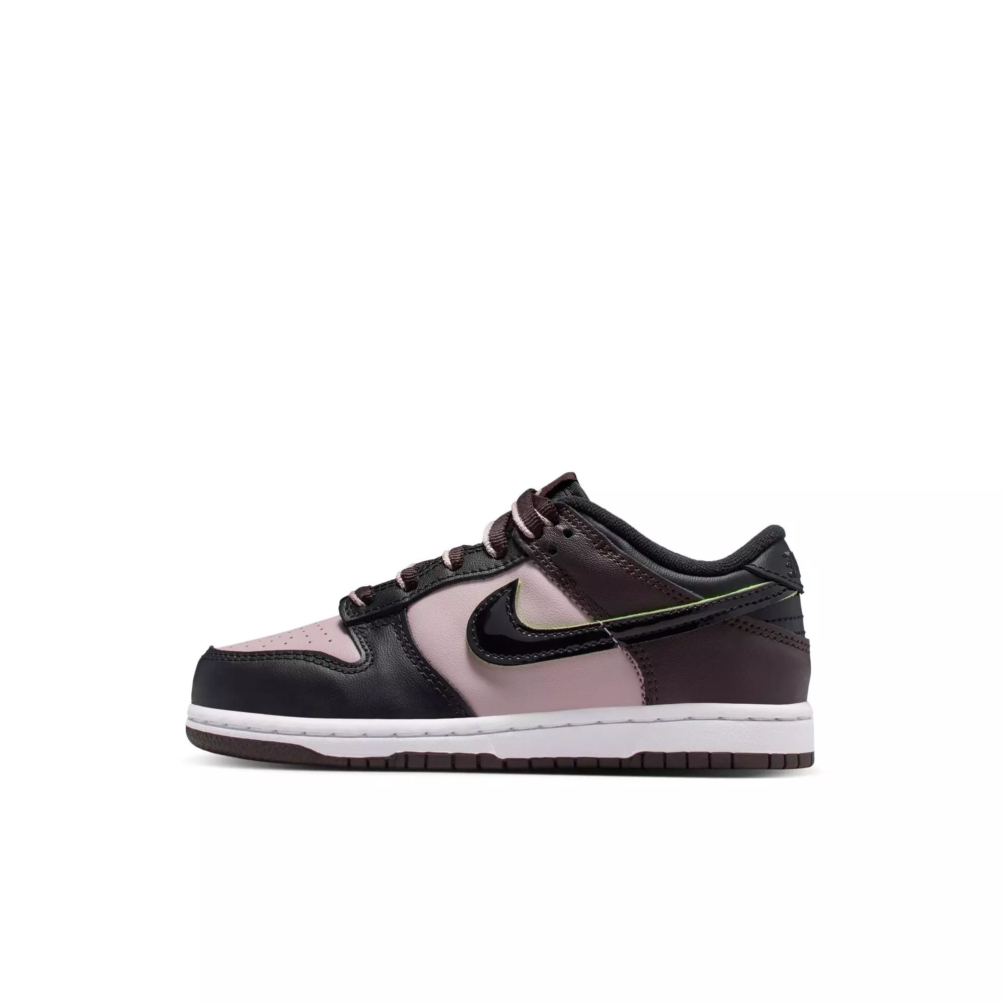 Nike Dunk Low SE "Particle Rose/Black/Velvet Brown/White" Preschool Boys' Shoe - PARTICLE ROSE
