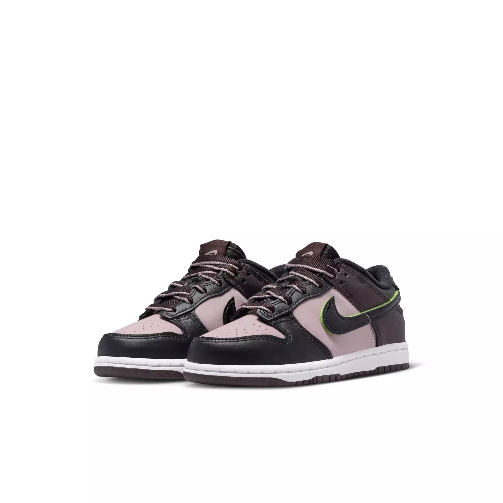 Nike Dunk Low SE "Particle Rose/Black/Velvet Brown/White" Preschool Boys' Shoe - PARTICLE ROSE