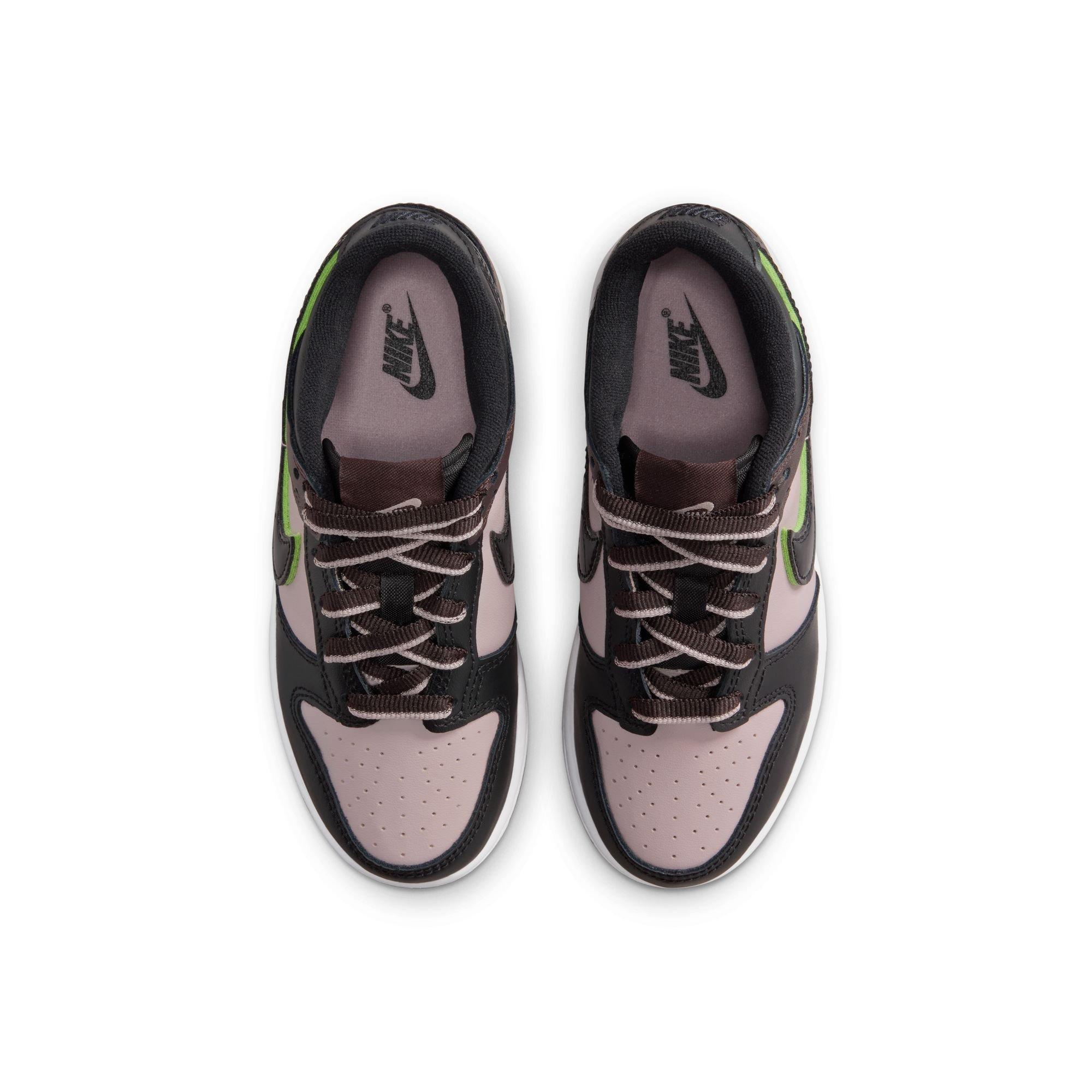 Nike Dunk Low SE Preschool Boys' "Particle Rose/Black/Velvet Brown/White" Shoe