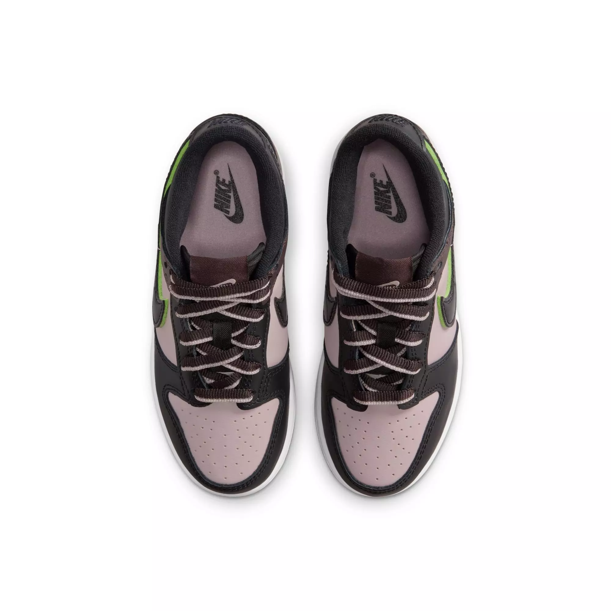 Nike Dunk Low SE "Particle Rose/Black/Velvet Brown/White" Preschool Boys' Shoe - PARTICLE ROSE