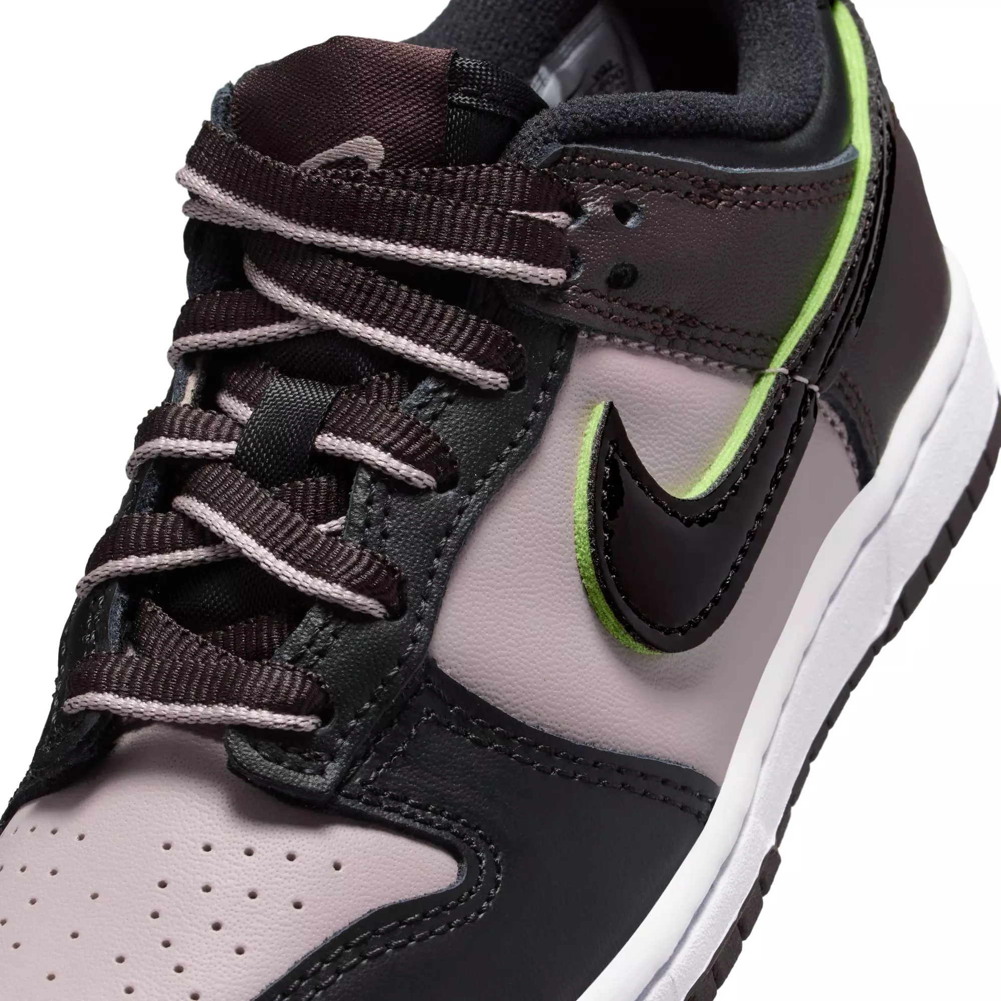 Nike Dunk Low SE "Particle Rose/Black/Velvet Brown/White" Preschool Boys' Shoe - PARTICLE ROSE