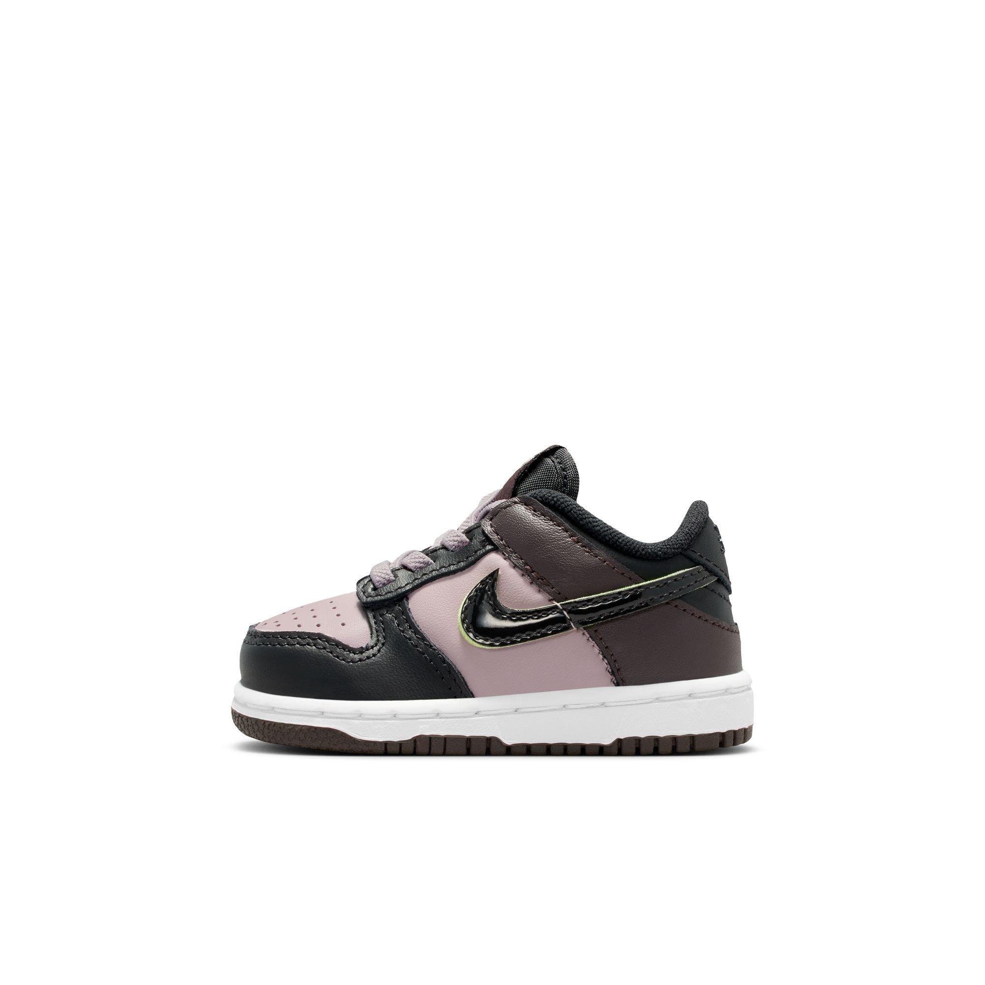 Nike Dunk Low SE Toddler Boys' "Particle Rose/Black/Velvet Brown/White" Shoe