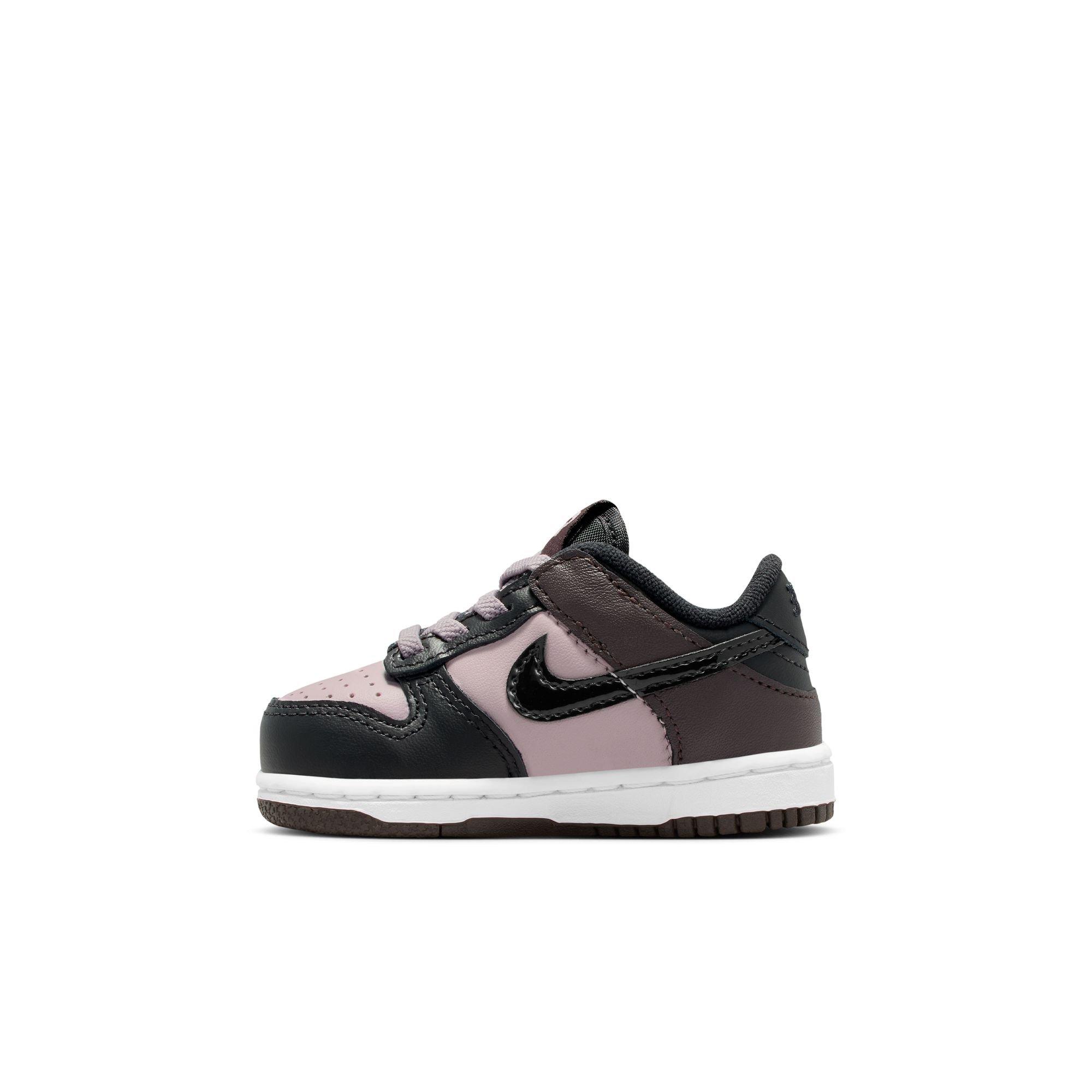 Nike Dunk Low SE Toddler Boys' "Particle Rose/Black/Velvet Brown/White" Shoe