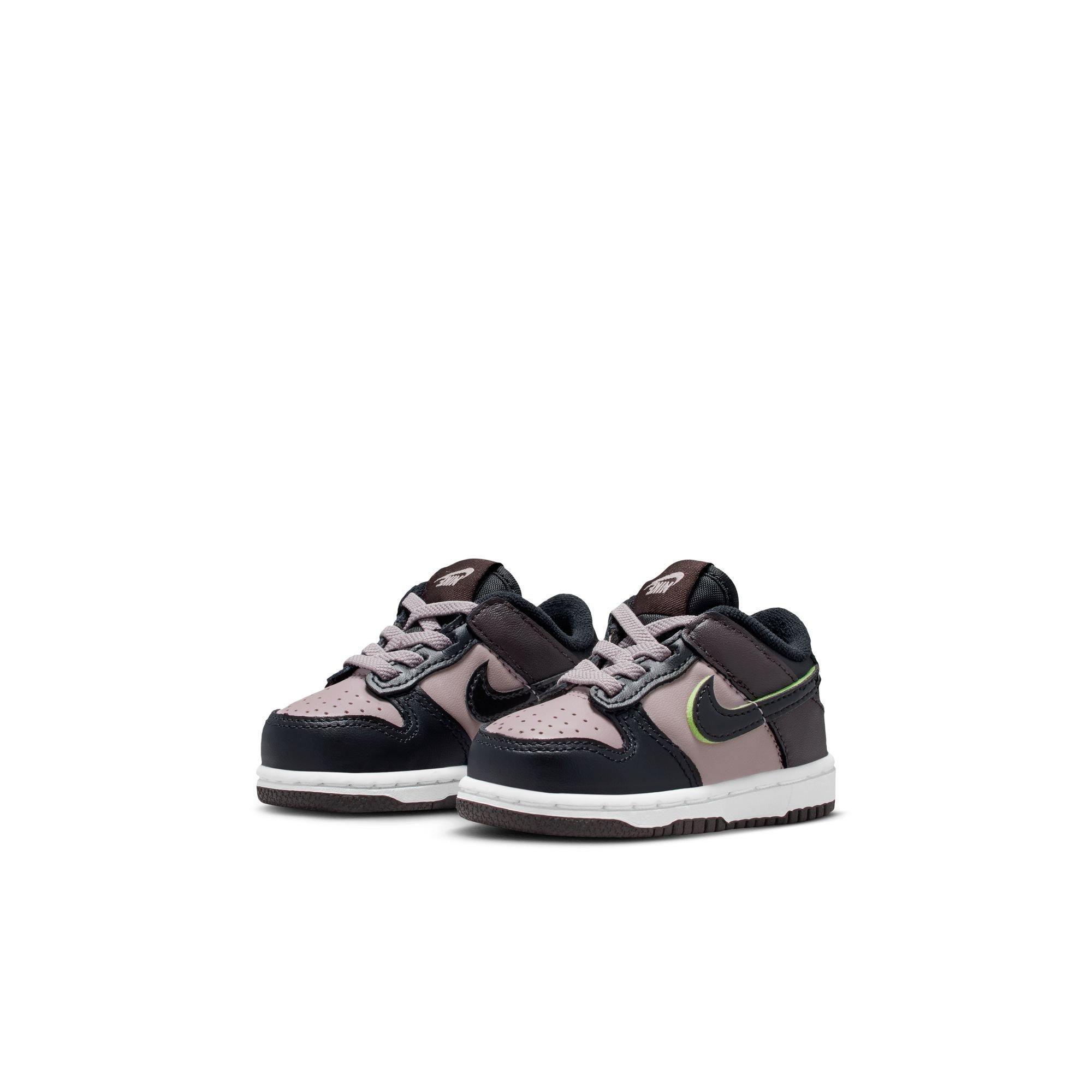 Nike Dunk Low SE Toddler Boys' "Particle Rose/Black/Velvet Brown/White" Shoe
