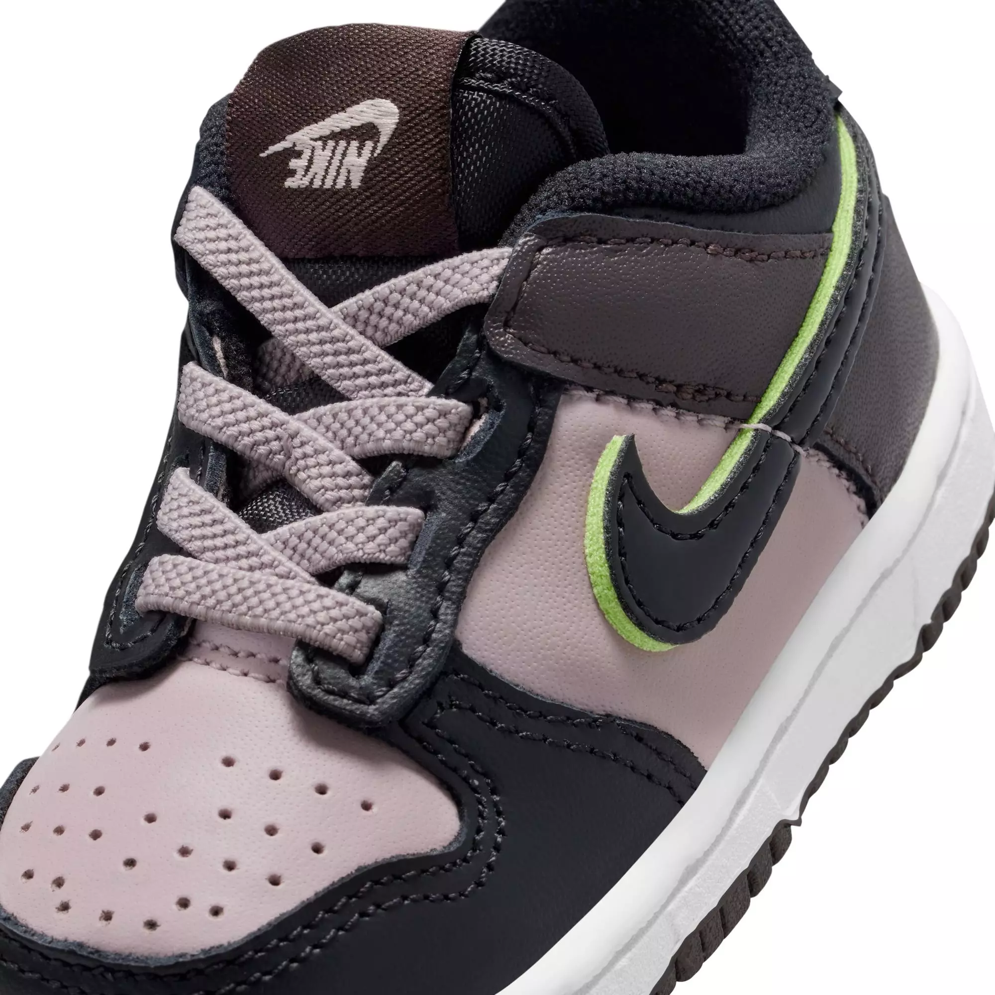 Nike Dunk Low SE "Particle Rose/Black/Velvet Brown/White" Toddler Boys' Shoe - PARTICLE ROSE
