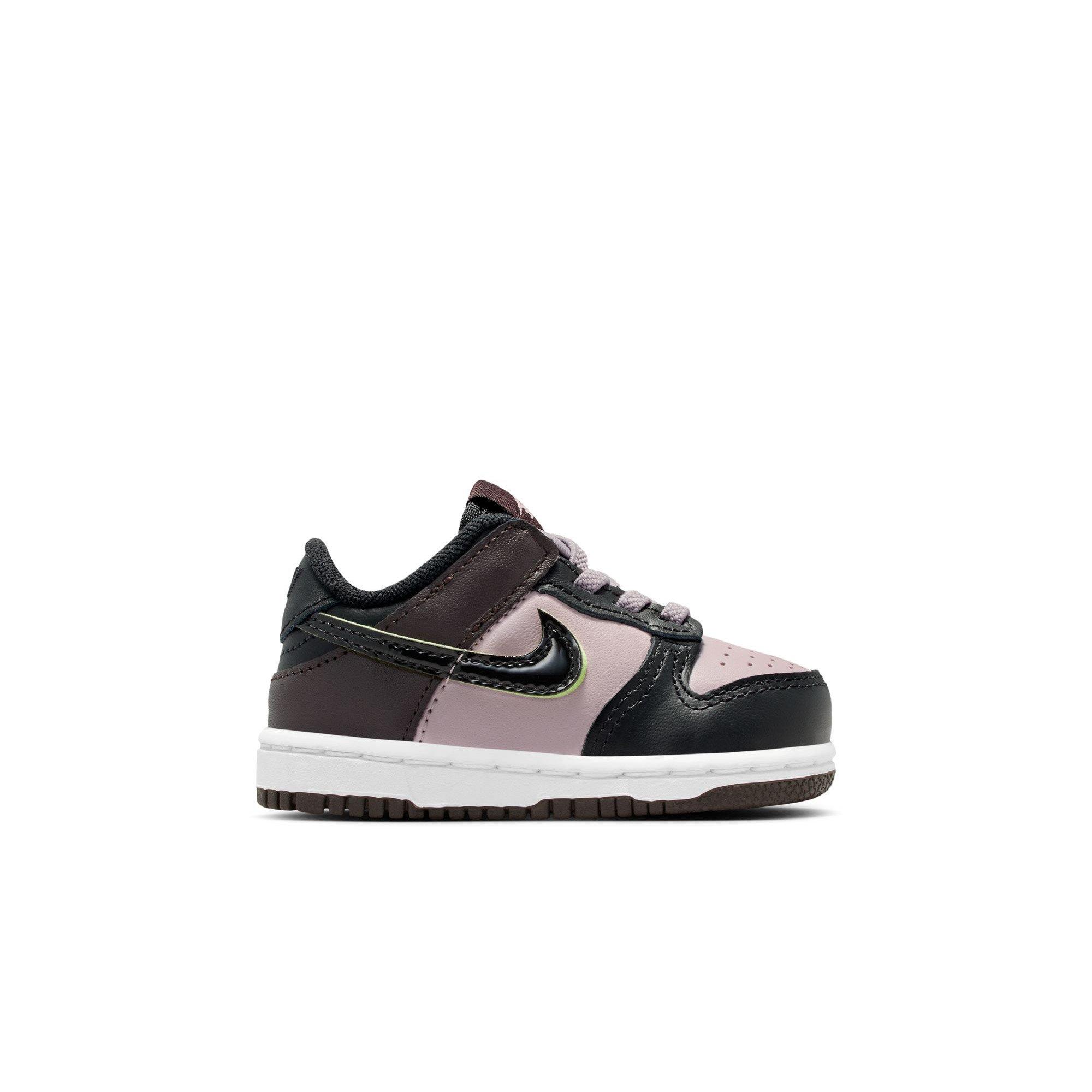 Nike Dunk Low SE Toddler Boys' "Particle Rose/Black/Velvet Brown/White" Shoe