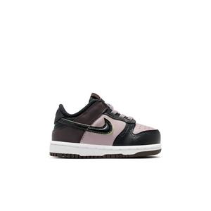 Nike Dunk Low SE "Particle Rose/Black/Velvet Brown/White" Toddler Boys' Shoe