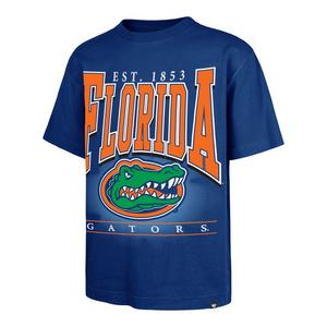 '47 Florida Gators Hot Corner Short Sleeve Tee-Royal