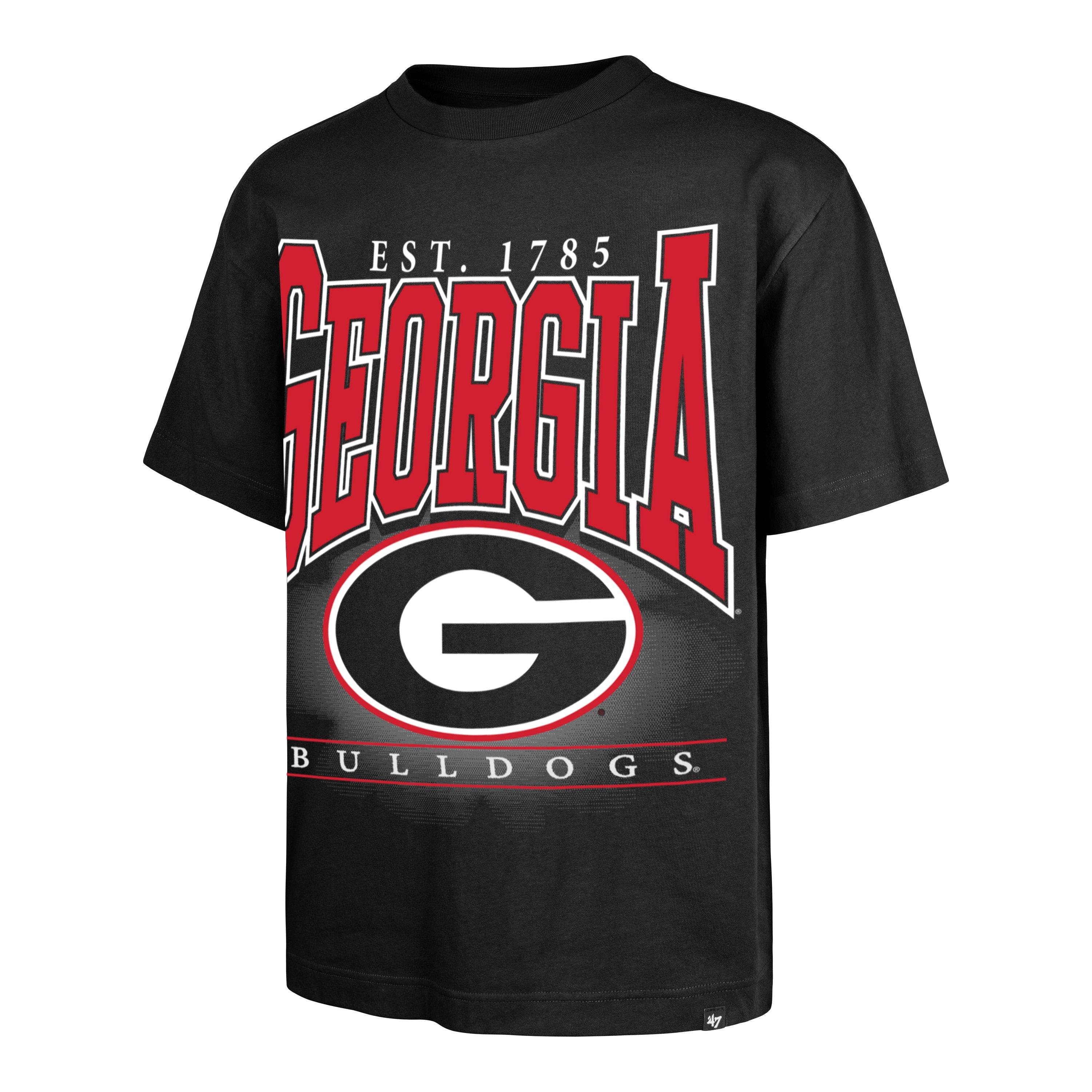'47 Georgia Bulldogs Hot Corner Short Sleeve Tee-Black - BLACK Thumbnail View 1