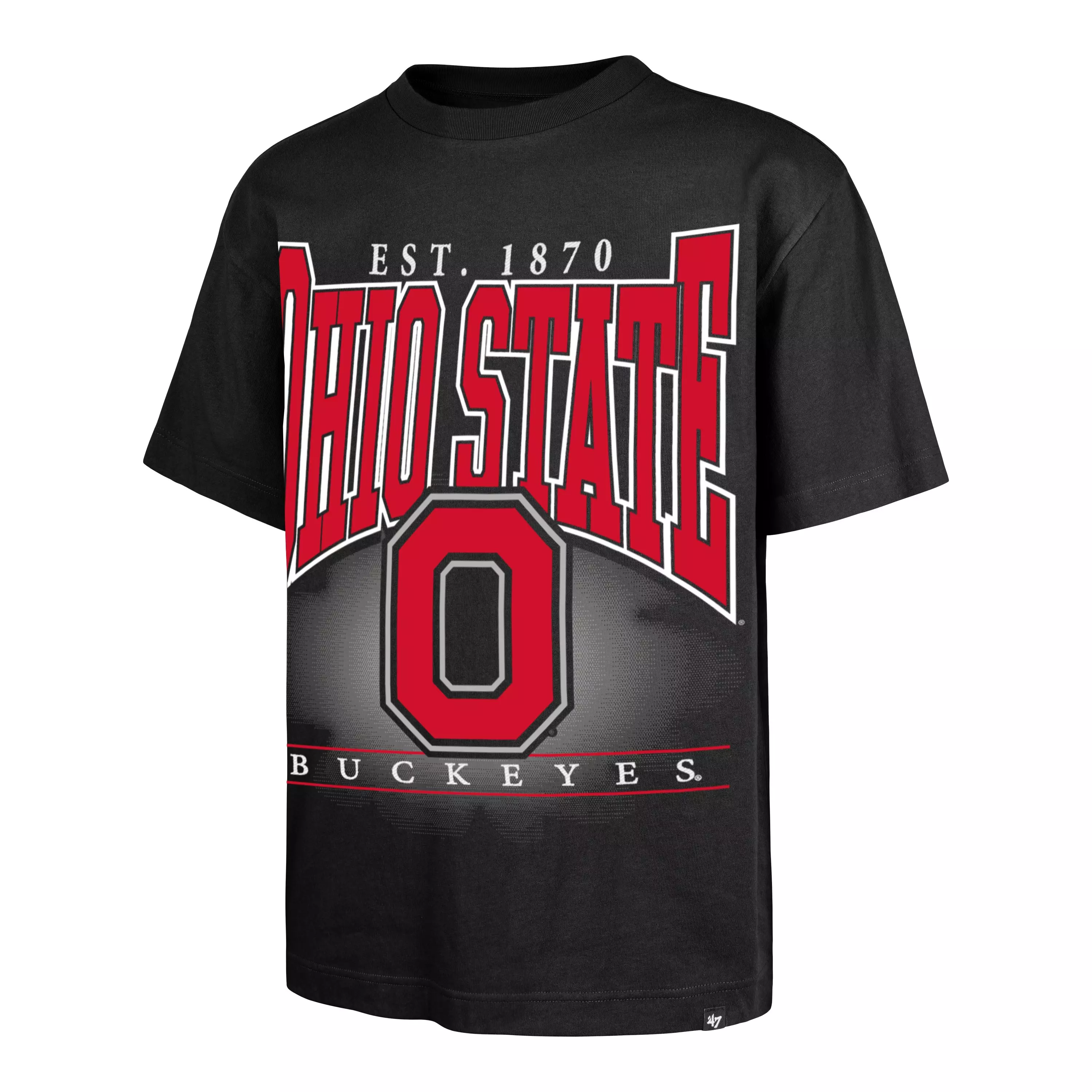 '47 Ohio State Buckeyes Hot Corner Short Sleeve Tee-Black - BLACK