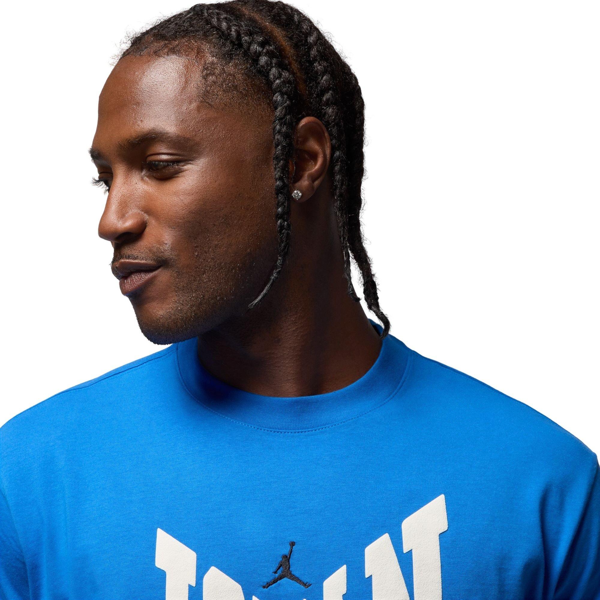 Jordan Men's Brooklyn Tee - BLUE Thumbnail View 3