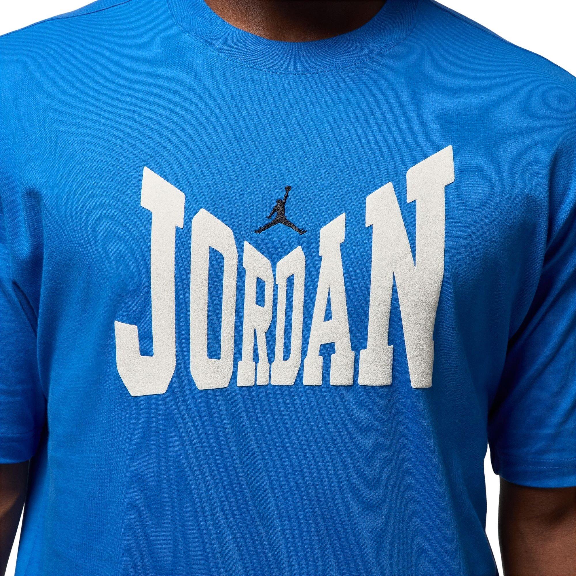 Jordan Men's Brooklyn Tee - BLUE Thumbnail View 4