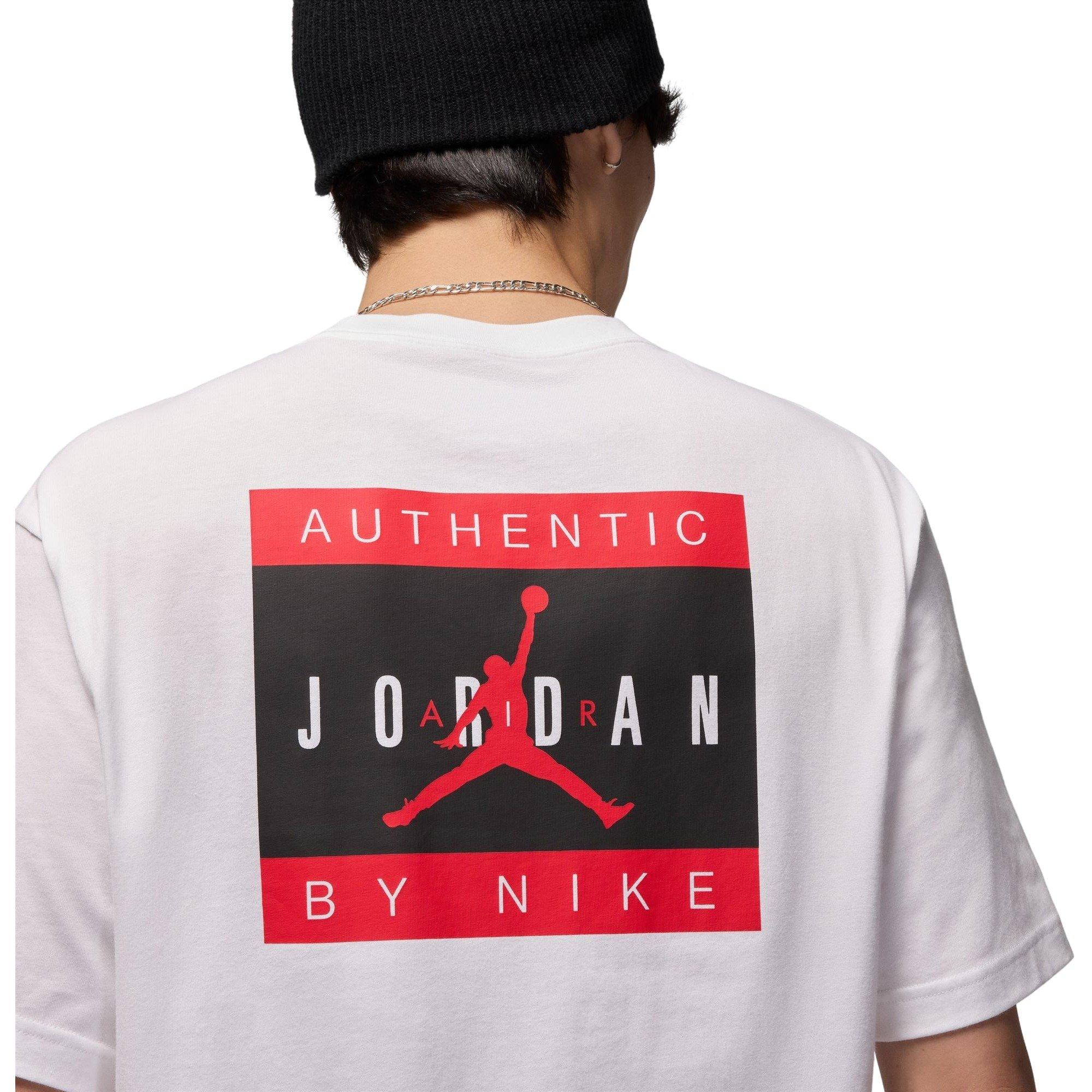 Jordan Men's Brand Tee - White - WHITE Thumbnail View 4